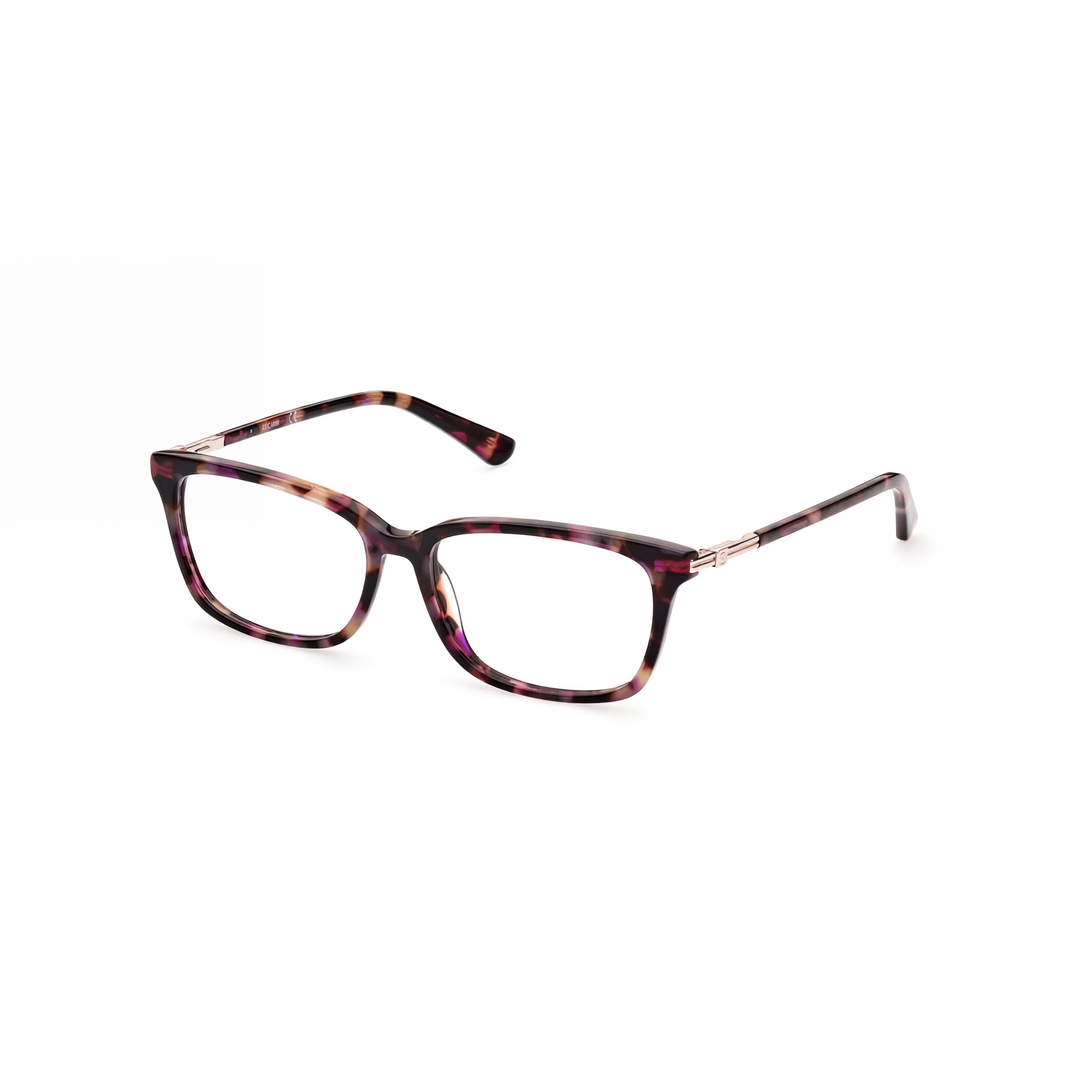 Gafas de sol informales Guess para mujer, montura de plástico en tono violeta, con lentes de 50 mm de ancho y lentes de acetato, Photo 1
