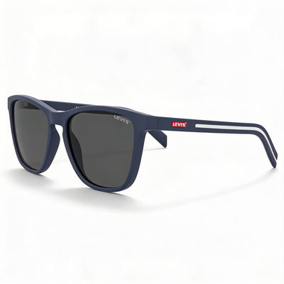 Gafas de sol Levi's para mujer con montura de poliamida ecológica azul mate con protección UV 57-17-145