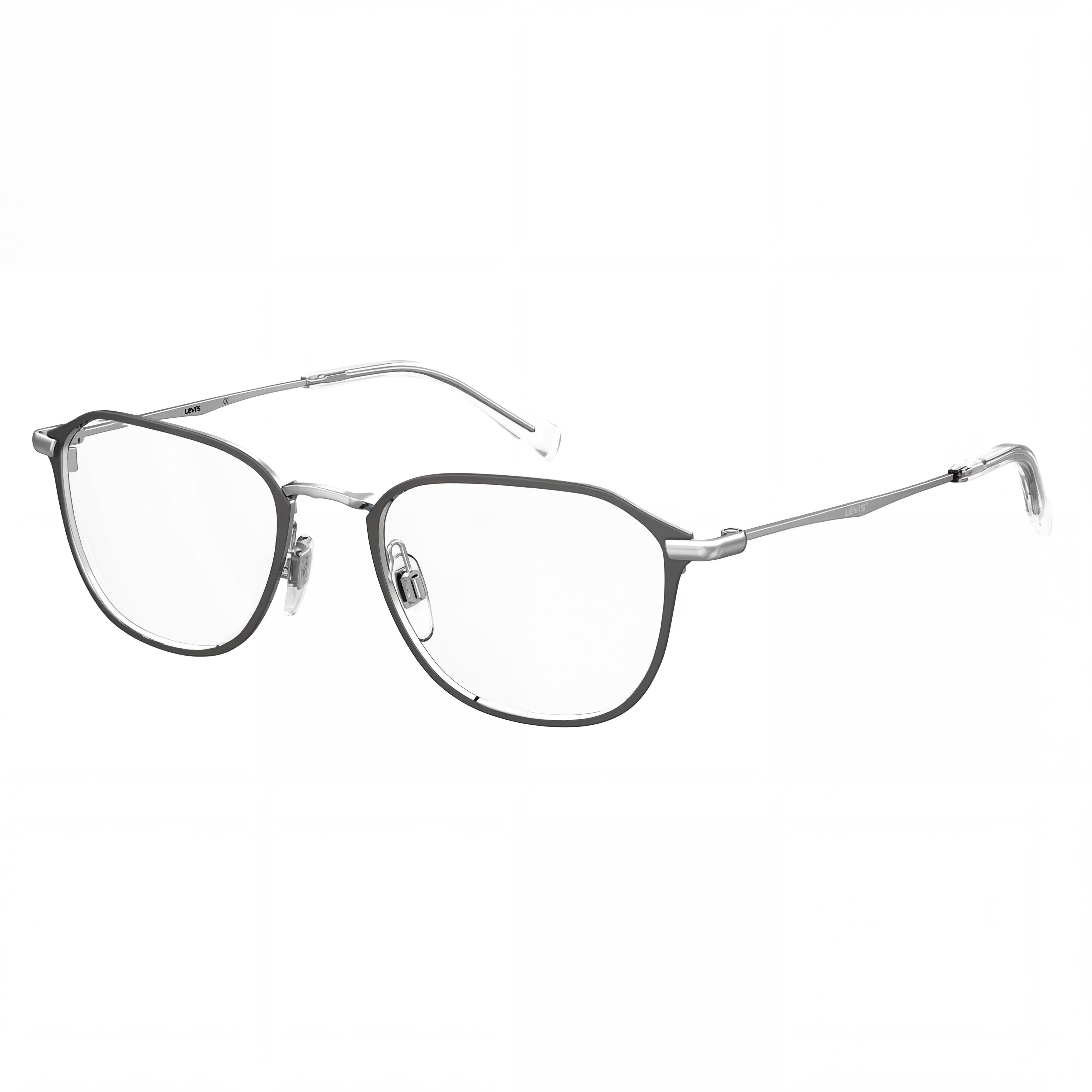 Gafas de sol Levi's Lv 5010 para hombre con montura metálica, aptas para prescripción, gris mate, 52 mm, Photo 1