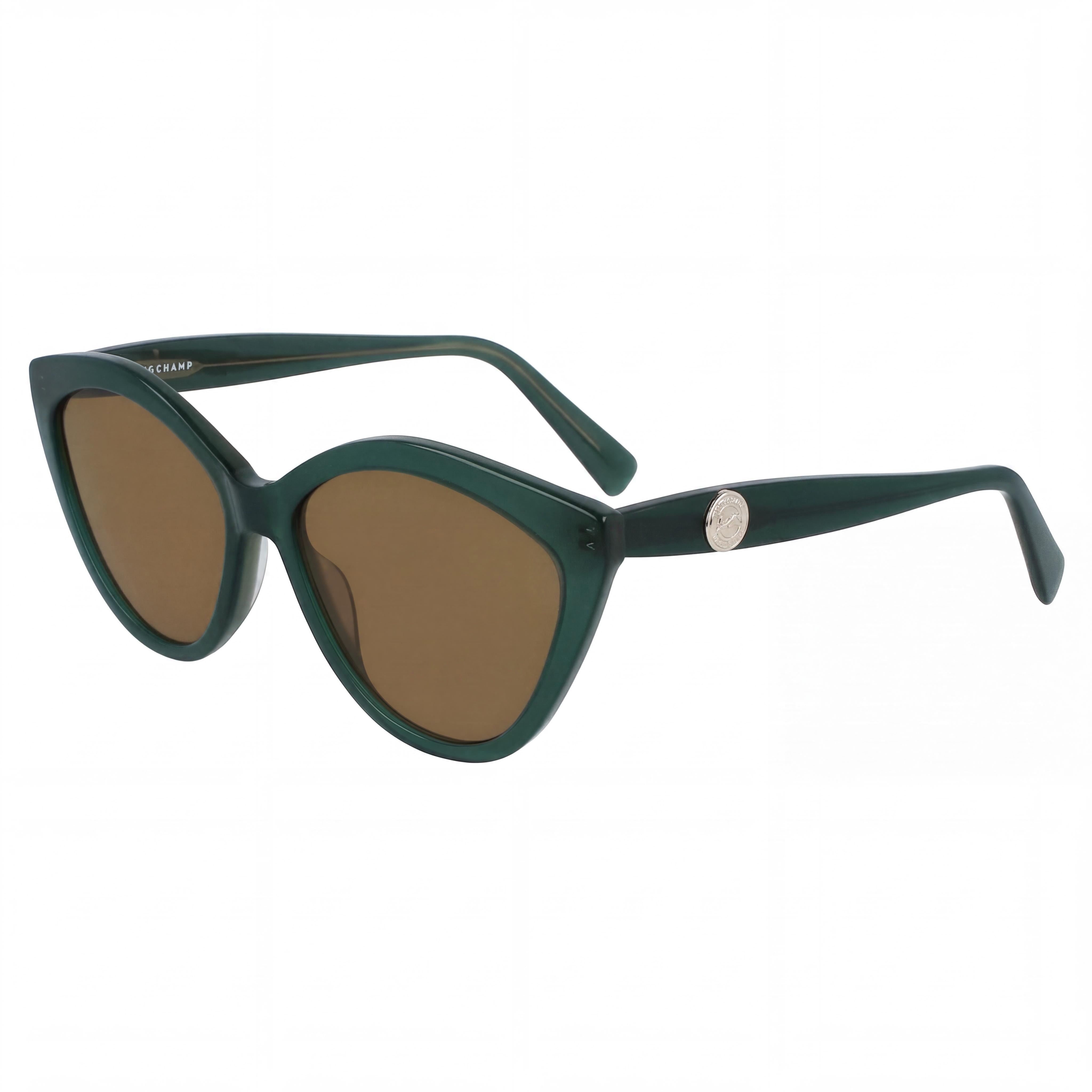 Longchamp LO730S Green Rectangle Sunglasses for Women, 56mm, Photo 1