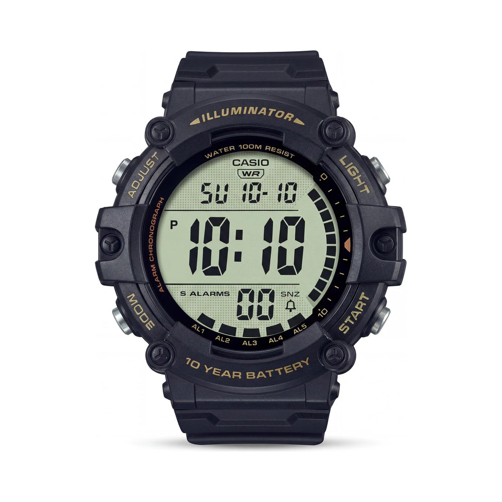 Casio AE-1500WHX-1AVDF (D275) Men's Chronograph Watch, 51mm