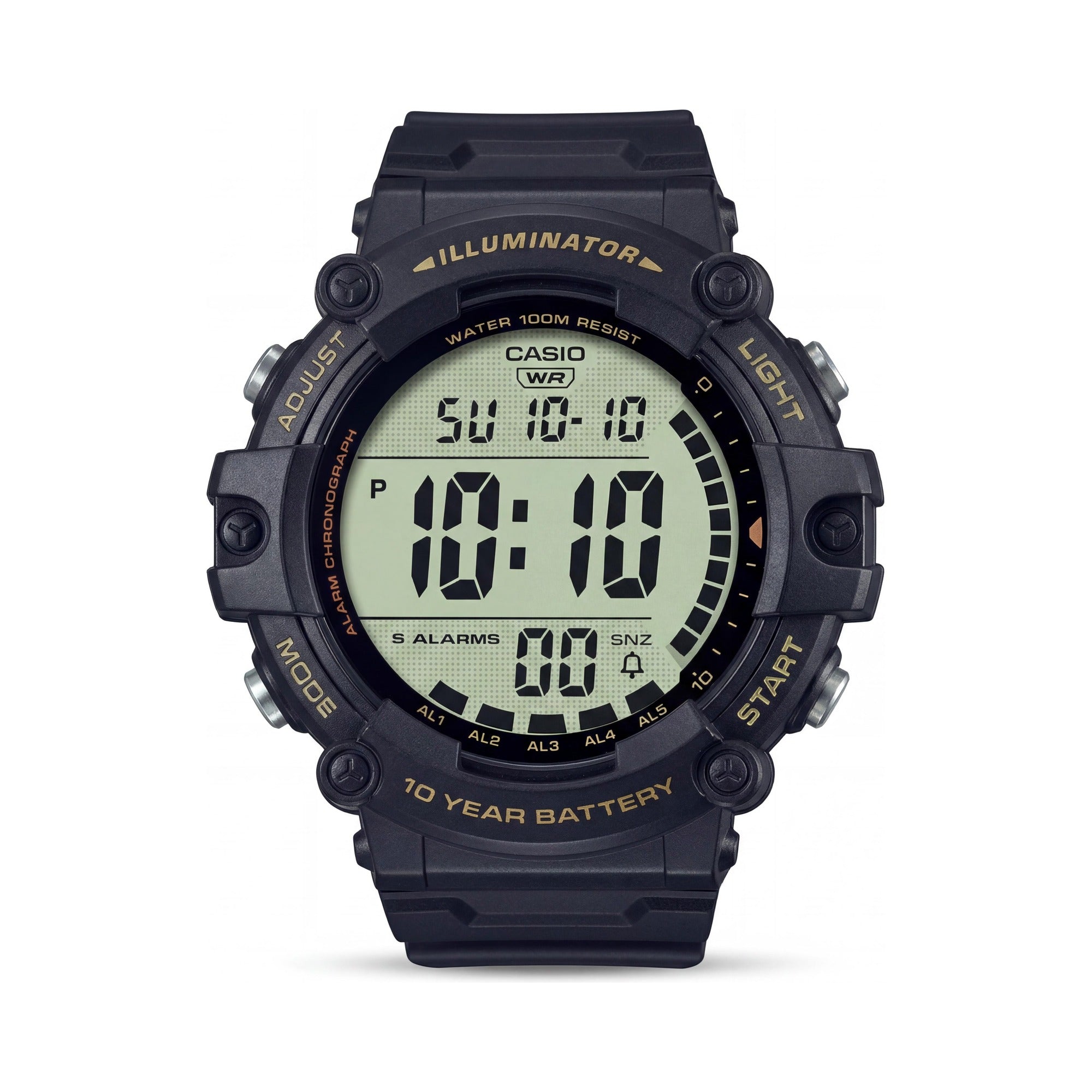 Casio AE-1500WHX-1AVDF (D275) Men's Chronograph Watch, 51mm, Photo 1