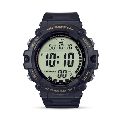 Reloj cronógrafo Casio AE-1500WHX-1AVDF (D275) para hombre, 51 mm