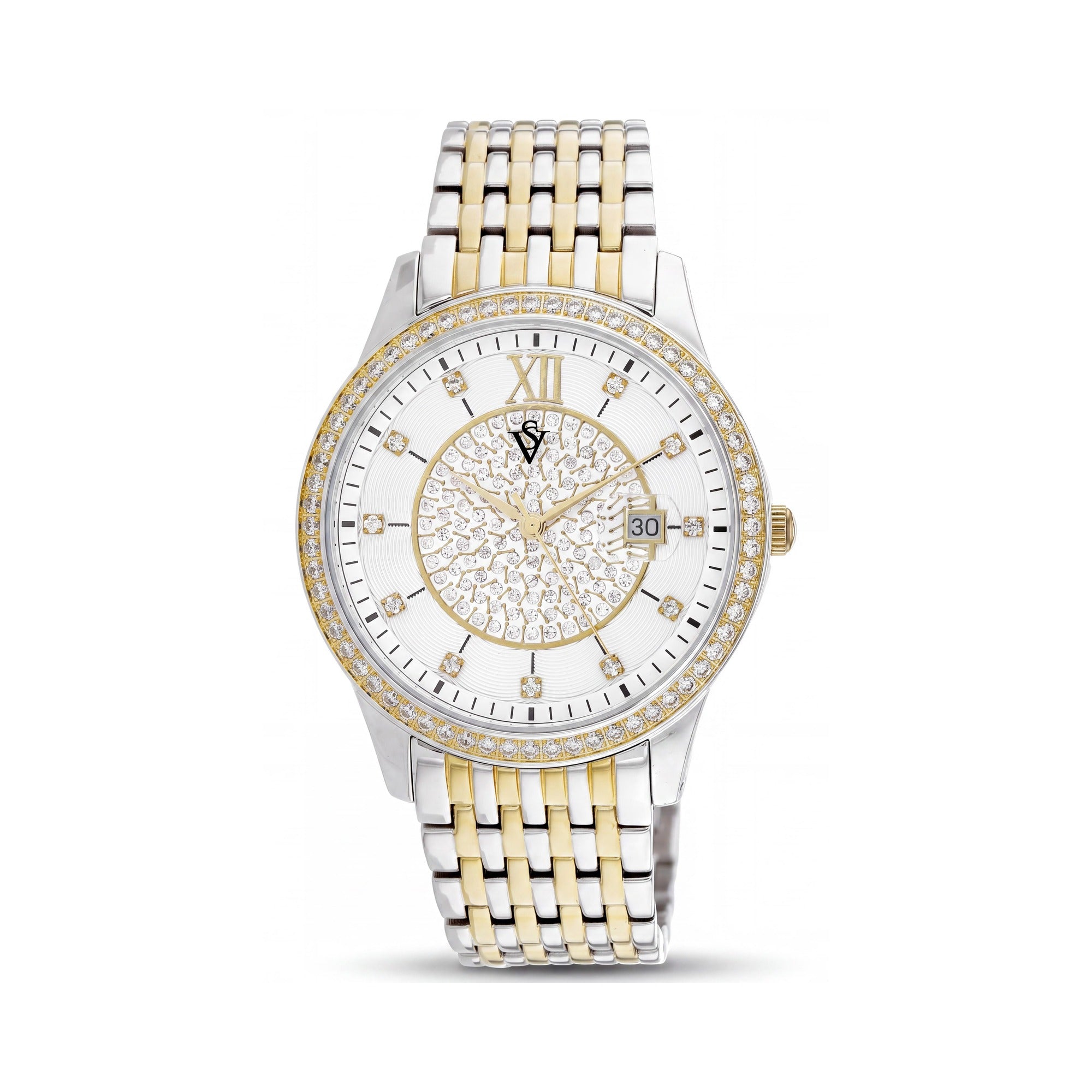 Christian Van Sant Women's Carla CV0481 Stainless Steel Case & Bracelet Quartz Watch with White Dial, Photo 1