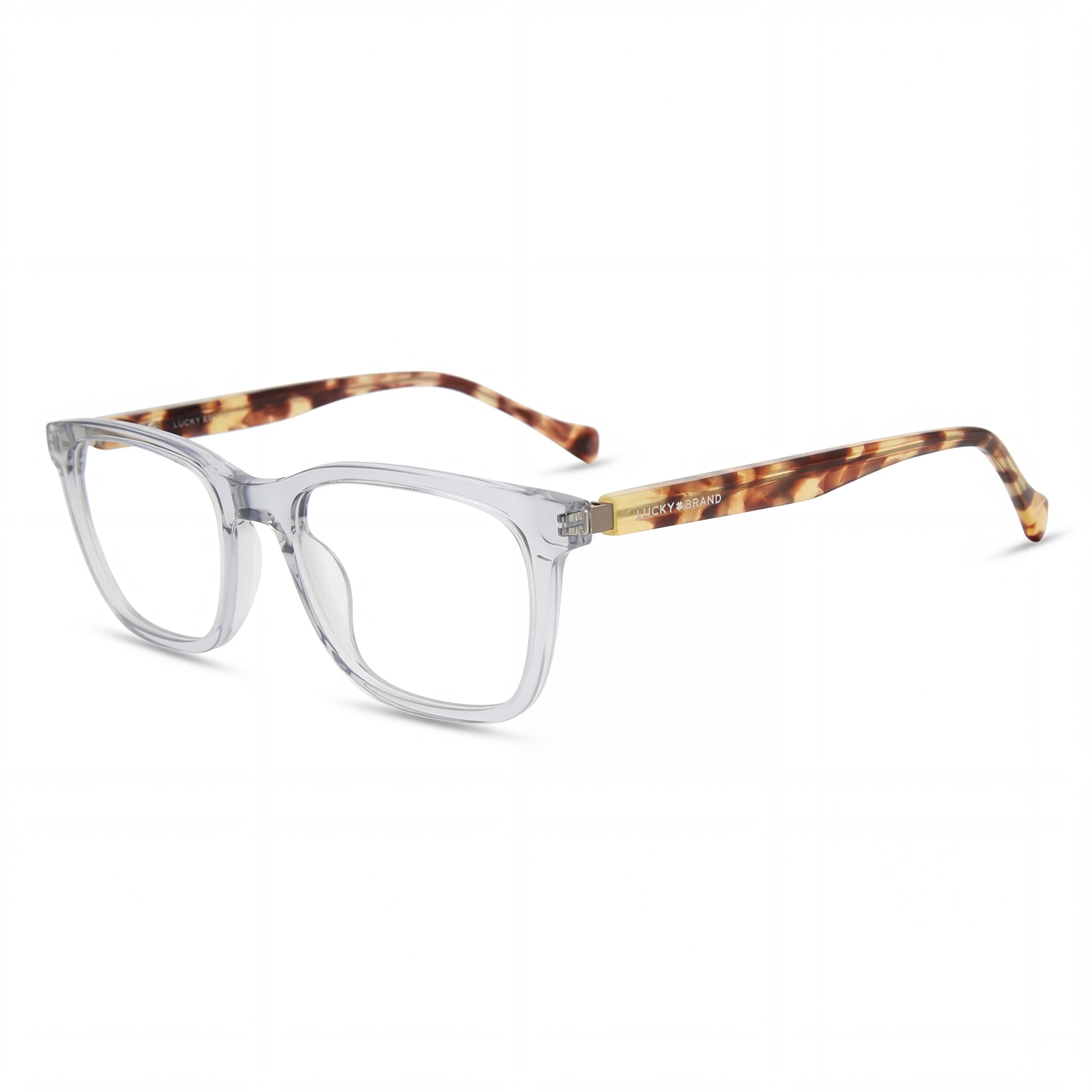 Lentes de sol polarizados Lucky Brand para hombre, con marco de plástico gris cristal y mica de policarbonato, 51 mm, Photo 1