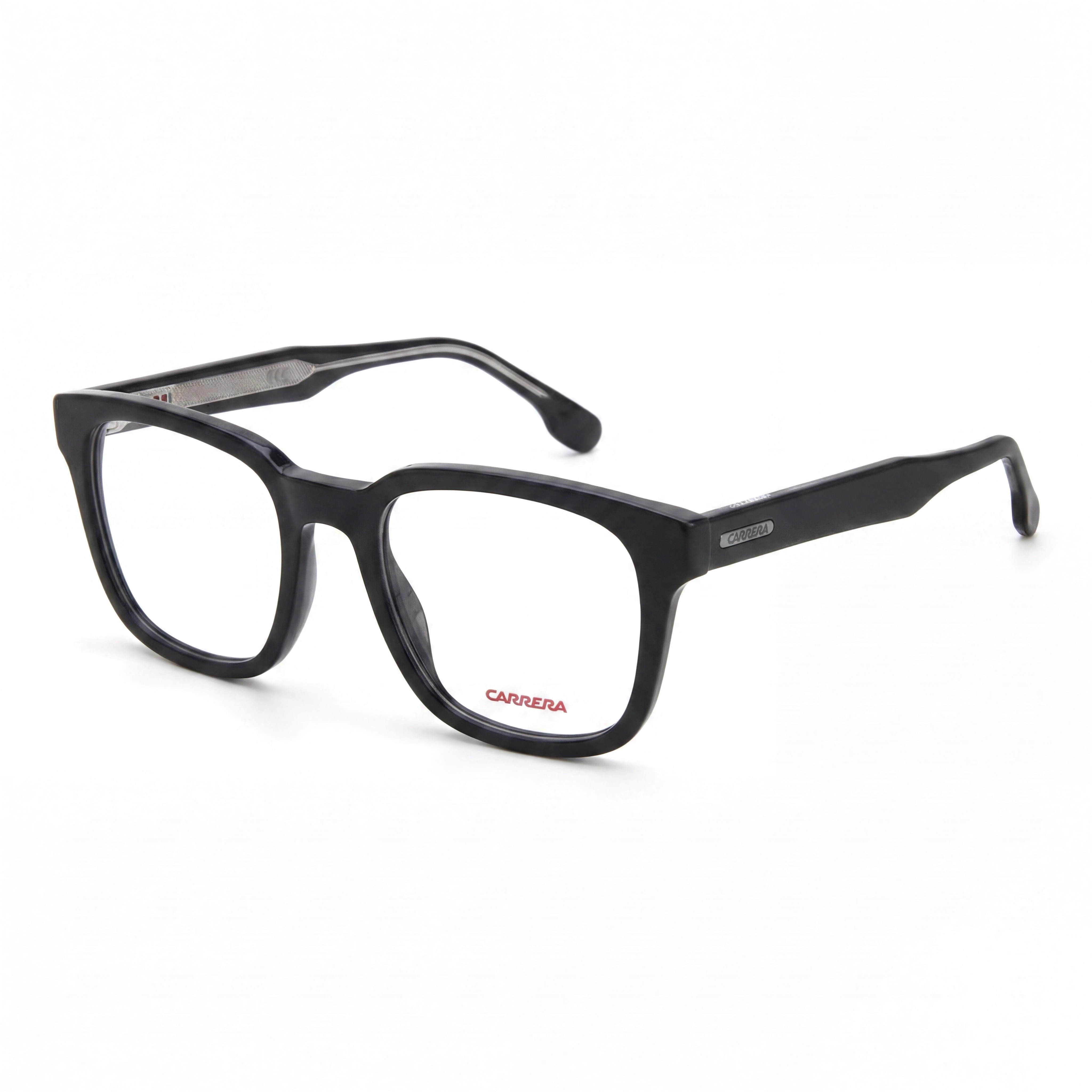 Gafas de vista Carrera 269 unisex modernas de acetato negro, cuadradas, con montura completa y lentes de policarbonato de 50 mm, Photo 1