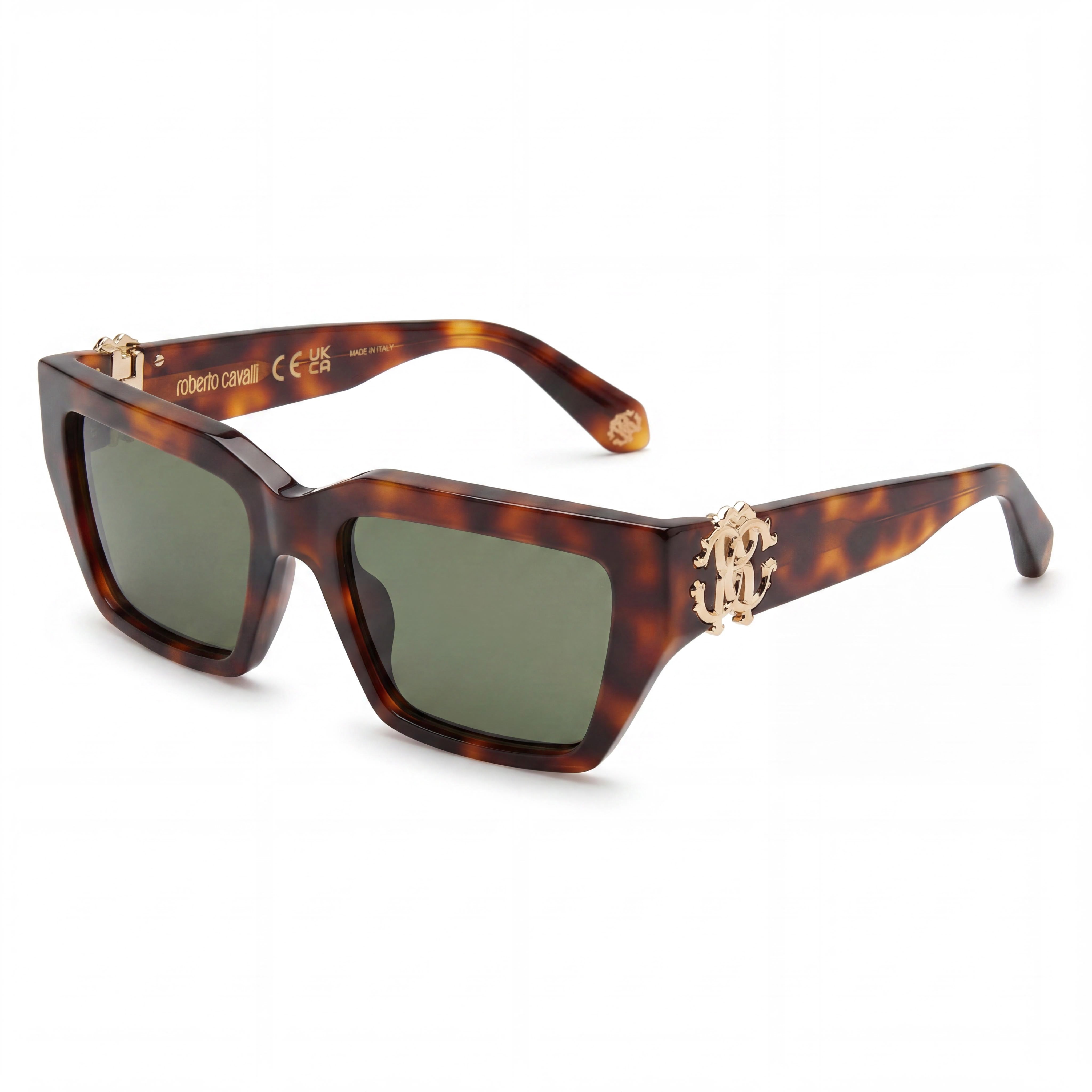 Gafas de hombre Just Cavalli Src016m con montura negra brillante, 55 mm de ancho de lente, 19 mm de ancho de puente, 135 mm de largo de patilla, Photo 1