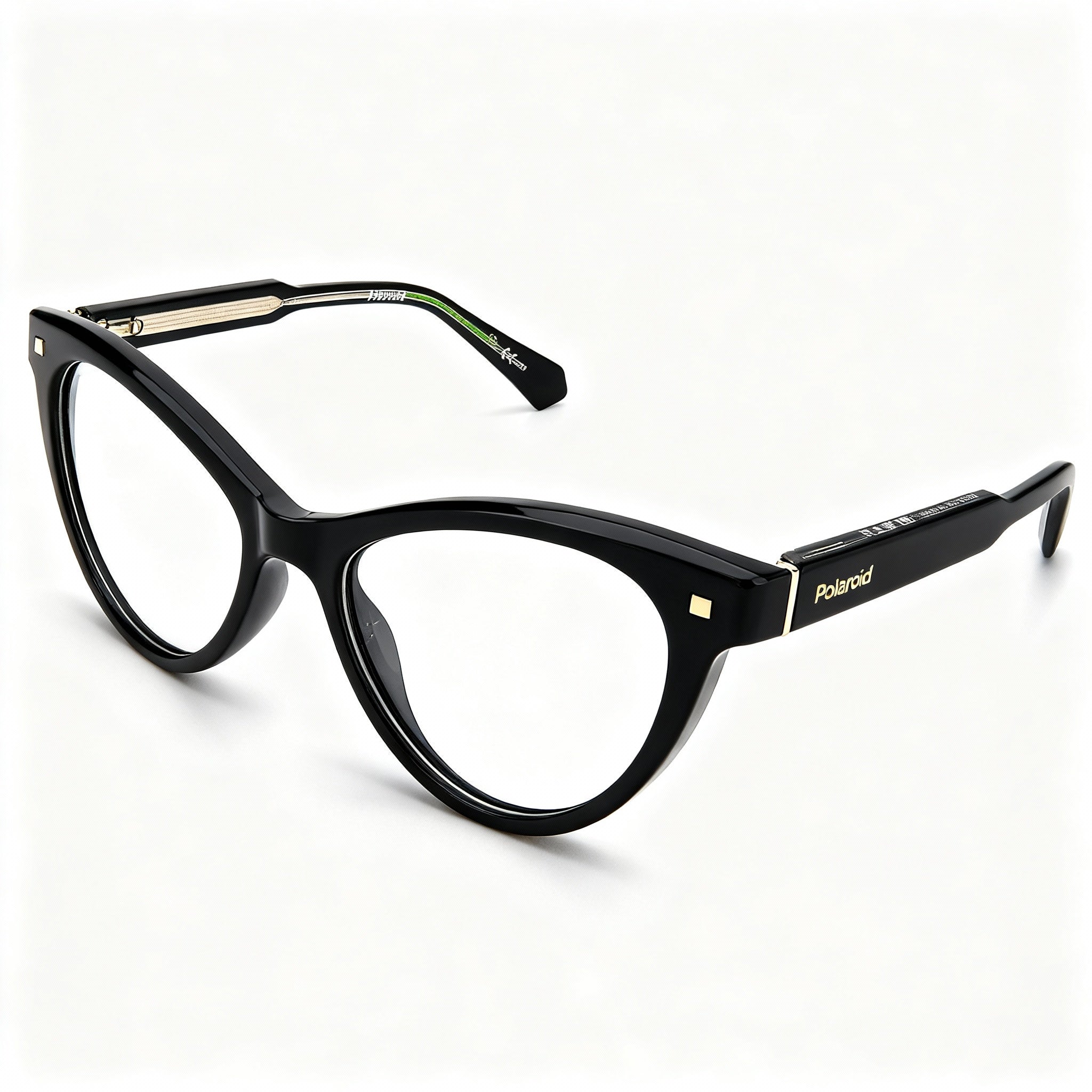 Polaroid Pld D446 Men's Black INJECTED Non- Eyeglasses with Polycarbonate Lenses 52-145-17mm