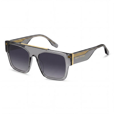 Gafas de sol Marc Jacobs Marc 757/S para hombre, de acetato gris, con cristal gris oscuro degradado, 54 mm