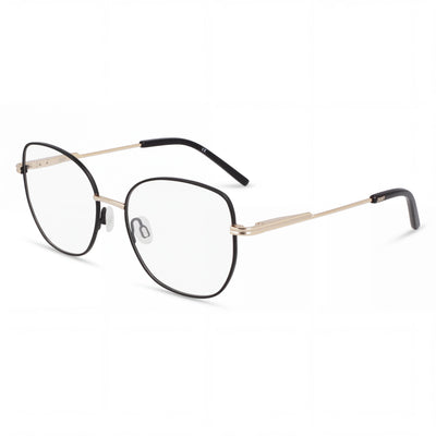 DKNY Dk1034 Unisex Polarized Sunglasses with Black Gold Frame, Black Gold Lenses, Metal Frame Material, 51mm Lens Width