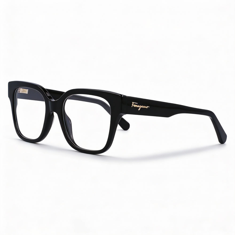 Gafas de sol Salvatore Ferragamo SF2952 para mujer, montura completa, de plástico, color negro, 53 mm