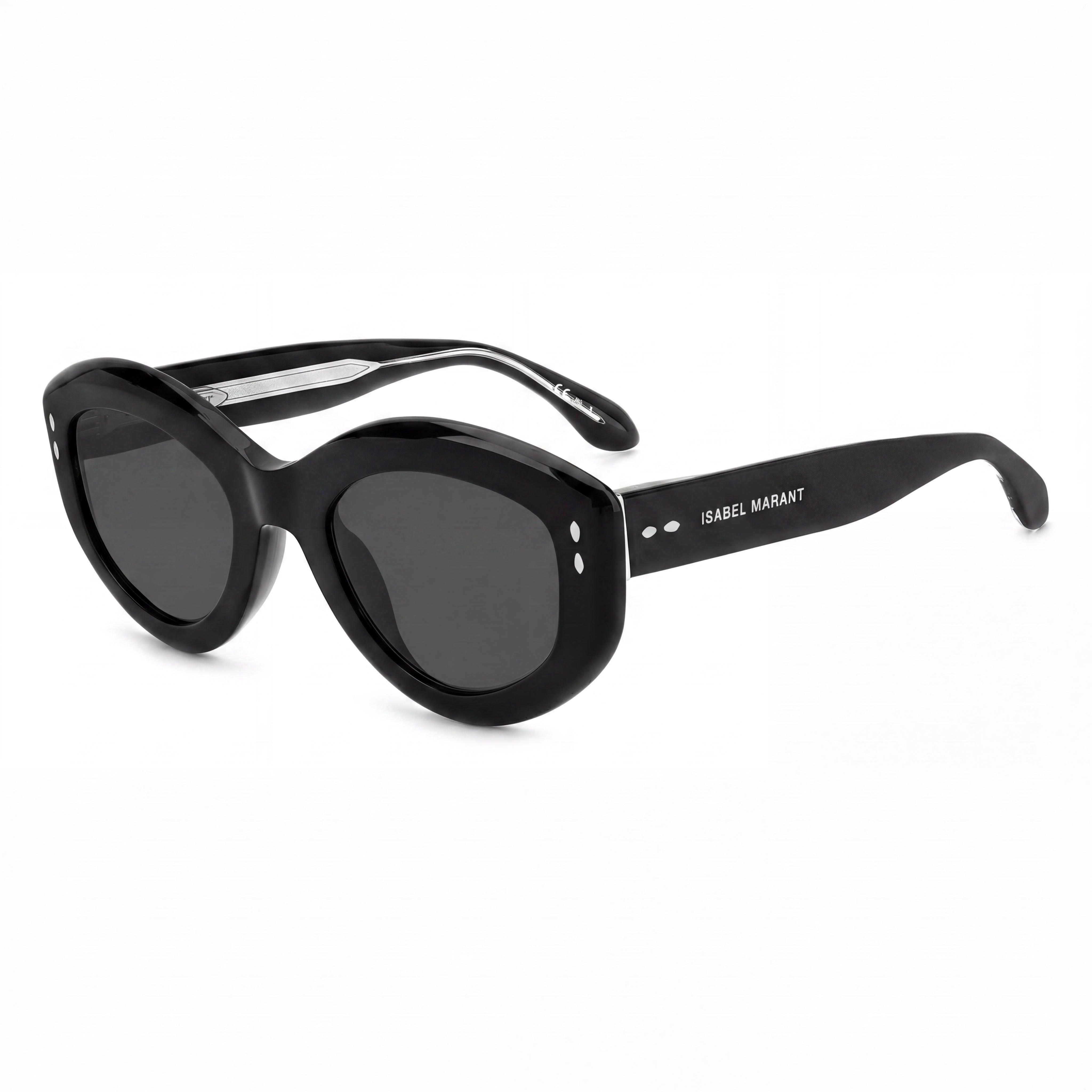 Gafas de sol Isabel Marant Im 0105/g/s para mujer, diseño moderno, montura de acetato negro, lentes negras, protección UV, no polarizadas, 52 mm, Photo 1