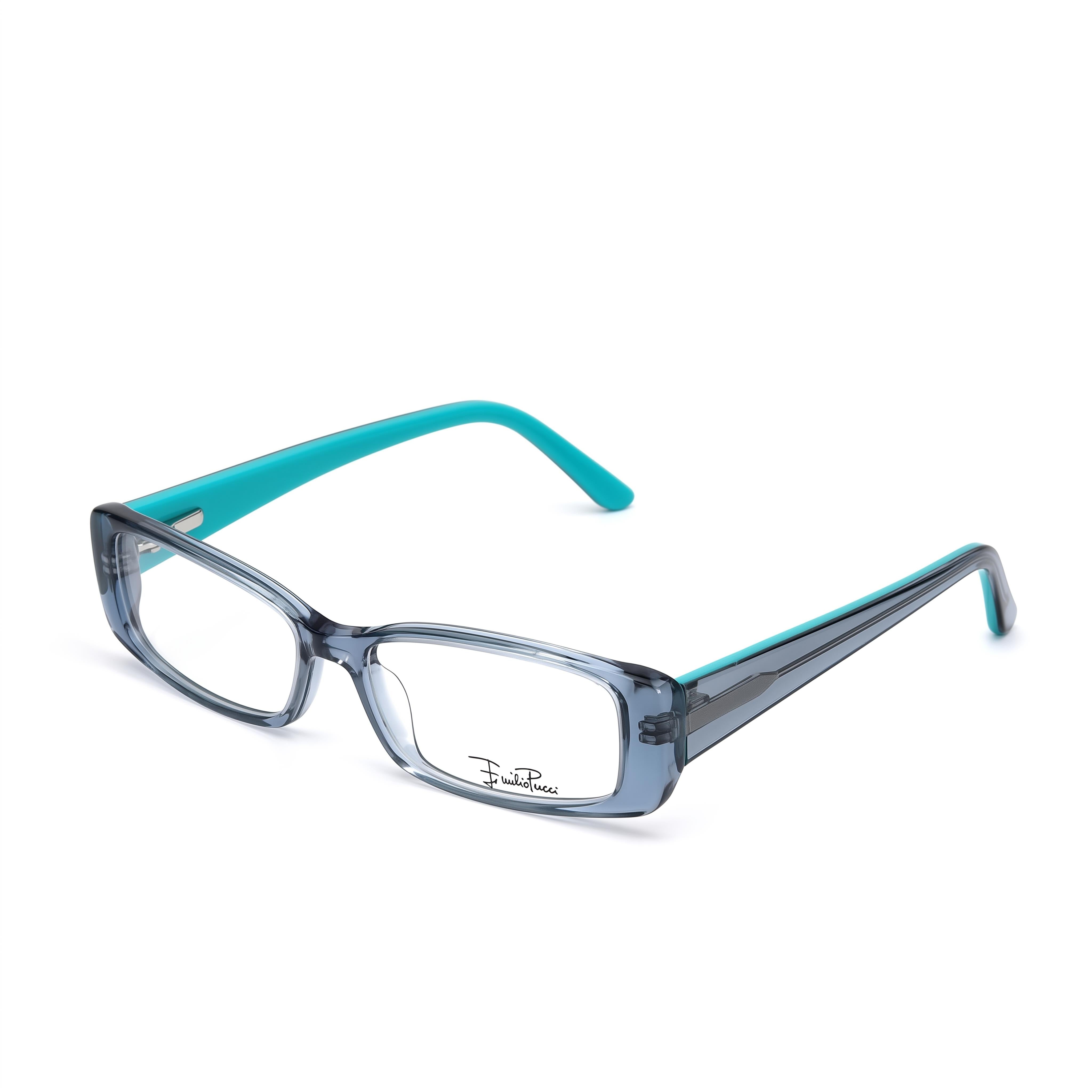 Gafas ópticas de plástico azul Emilio Pucci Ep2655 para mujer, montura de 53 mm, lentes de 14 mm, puente de 135 mm y patillas de 135 mm., Photo 1