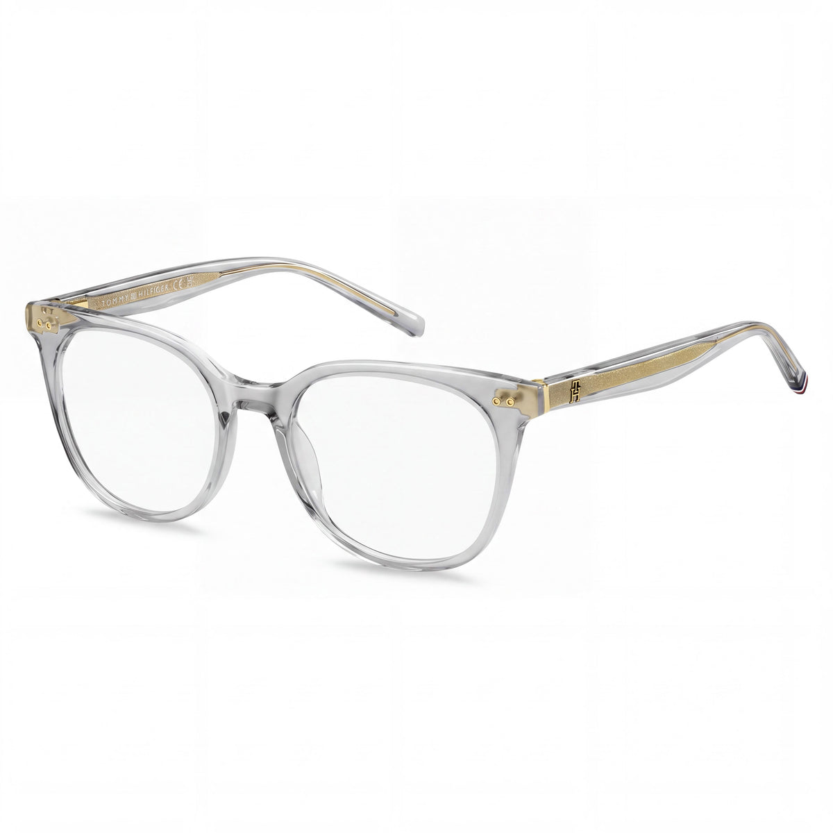 Gafas graduadas clásicas Tommy Hilfiger 2160 para mujer, montura gris con lentes multicolor, 50 mm, Photo 1