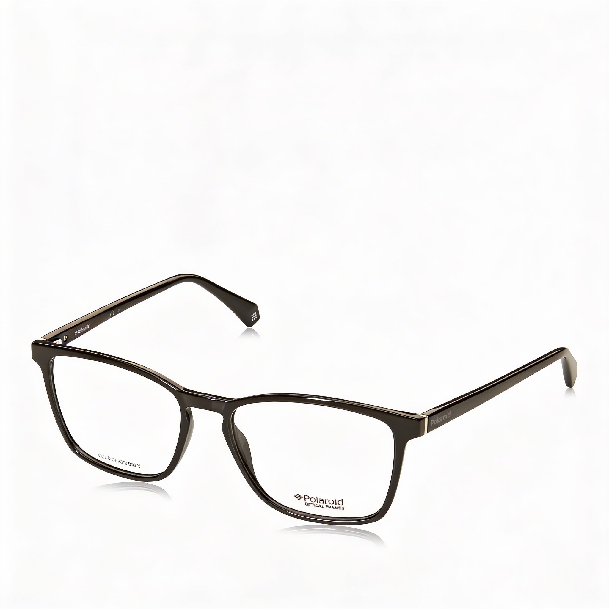Polaroid Pld D373 Montura de poliamida inyectada negra para mujer con lentes de policarbonato con protección UV 54 mm, Photo 1