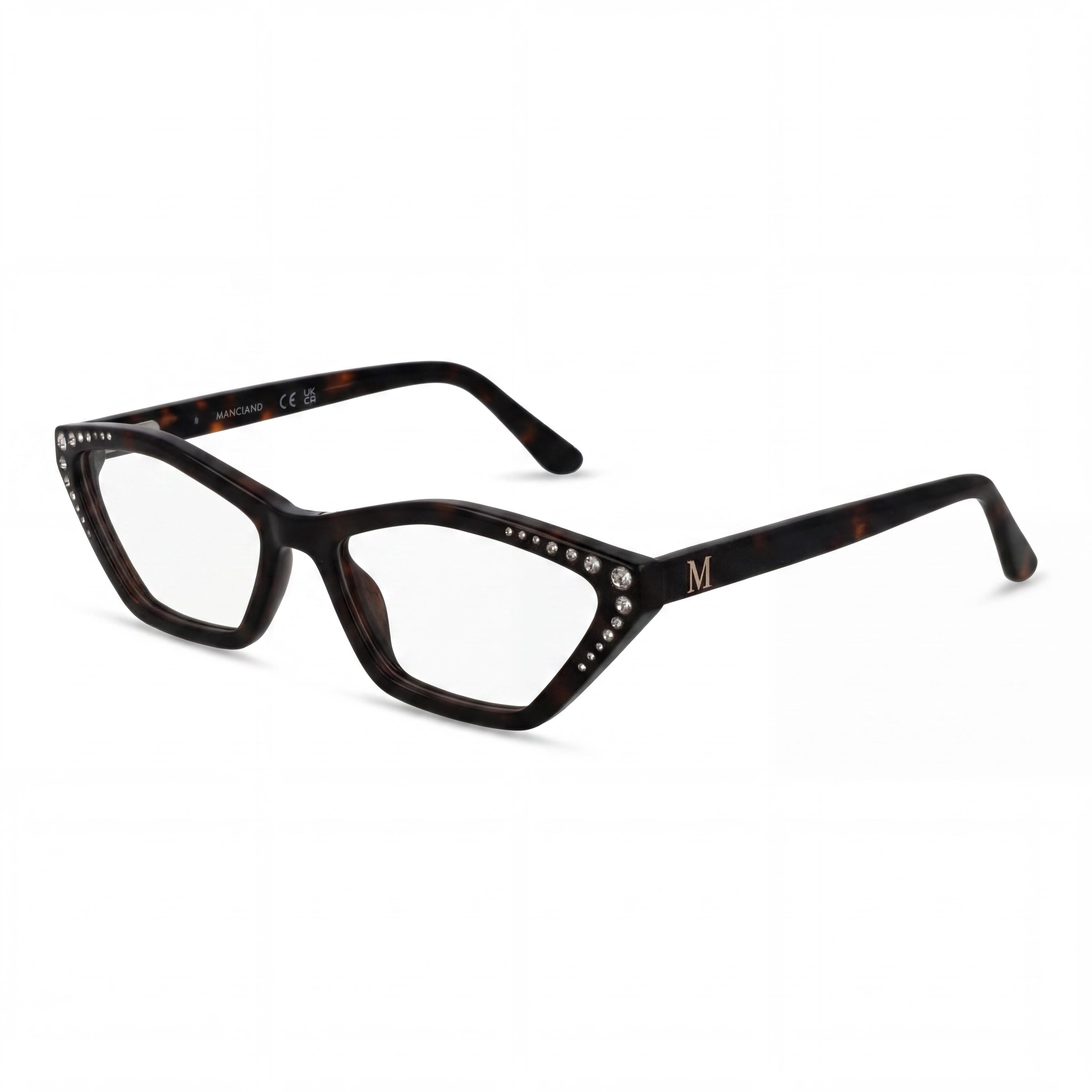 Gafas Guess Gm50002 para hombre, color Habana oscuro, montura inyectada, lentes transparentes, 54 mm, Photo 1