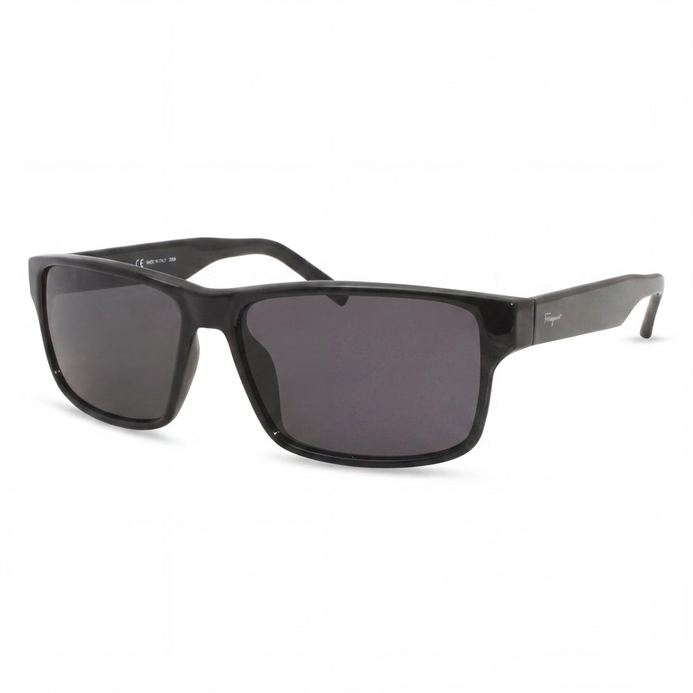 Salvatore Ferragamo SF960S Unisex Black Plastic Frame Grey Lens UV Protected Sunglasses 58mm