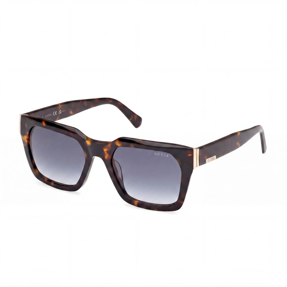GUESS Gu00172 Unisex Acetate Dark Havana Non-Polarized UV 400 Sunglasses Gradient Blue Lenses 53mm