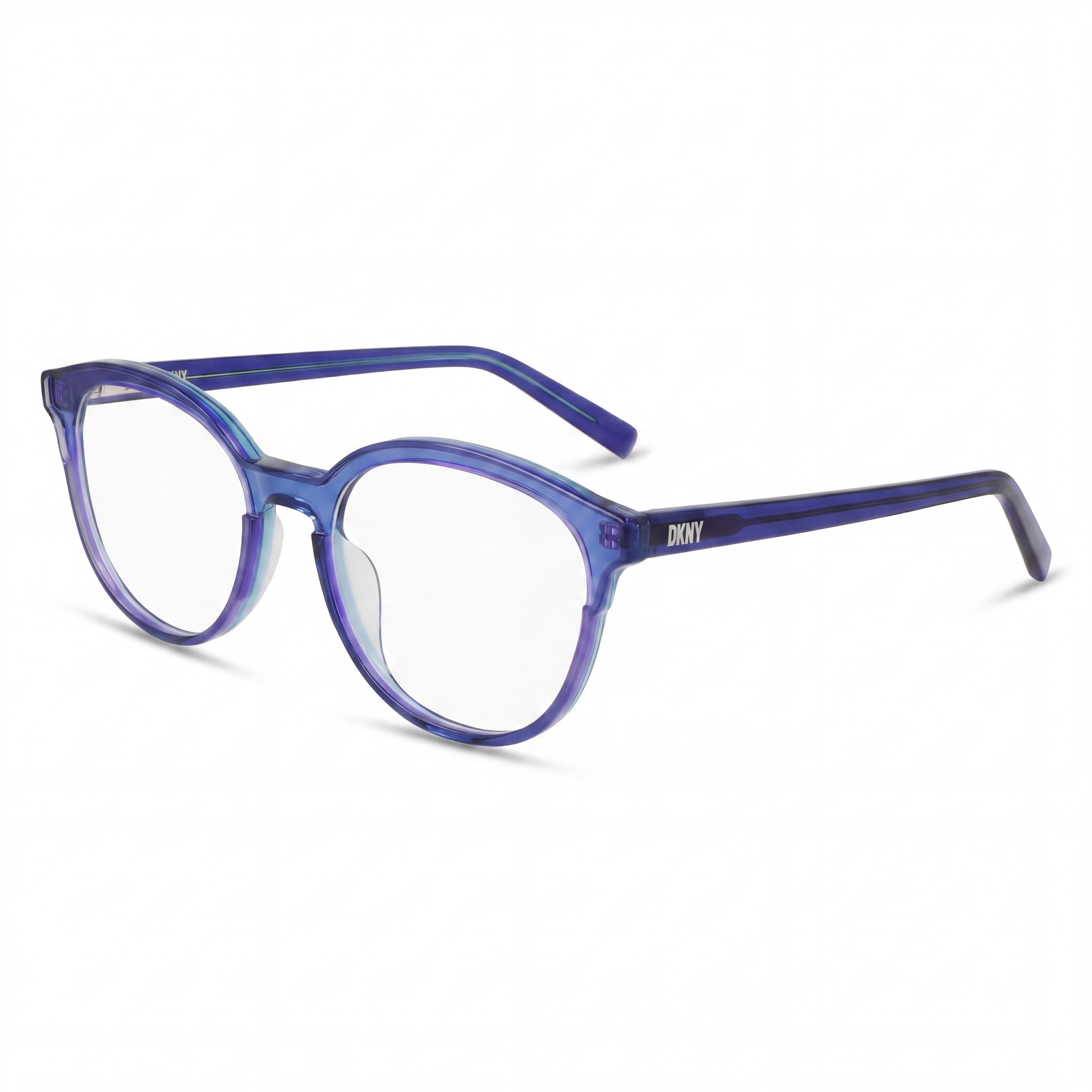 Gafas de vista DKNY Classic Triple Blueberry de acetato para mujer con lentes no multicolores 50-18-140, Photo 1