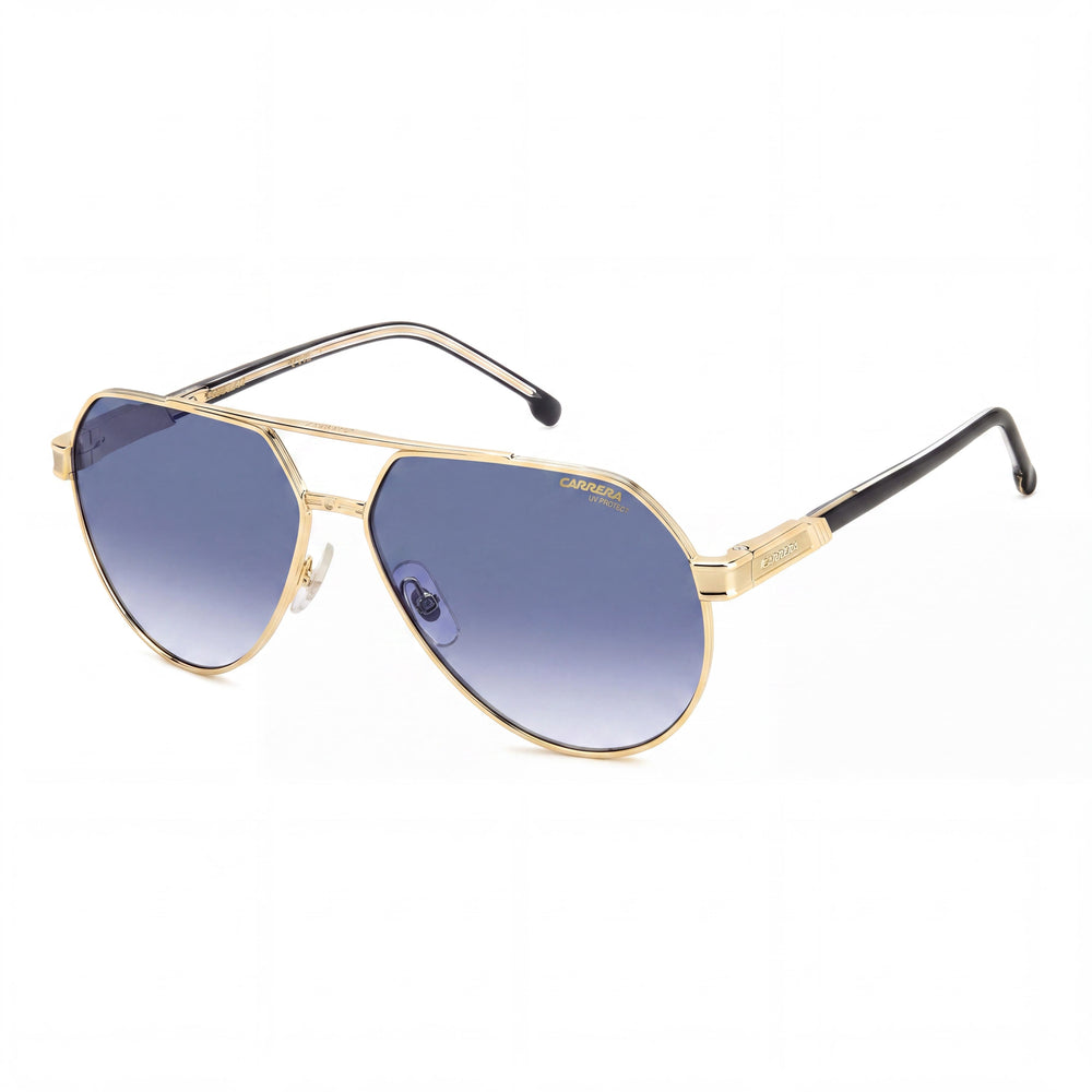 Carrera 1067/S Women's Gold Acetate Frame Smoke Lenses Non- 62mm Sunglasses