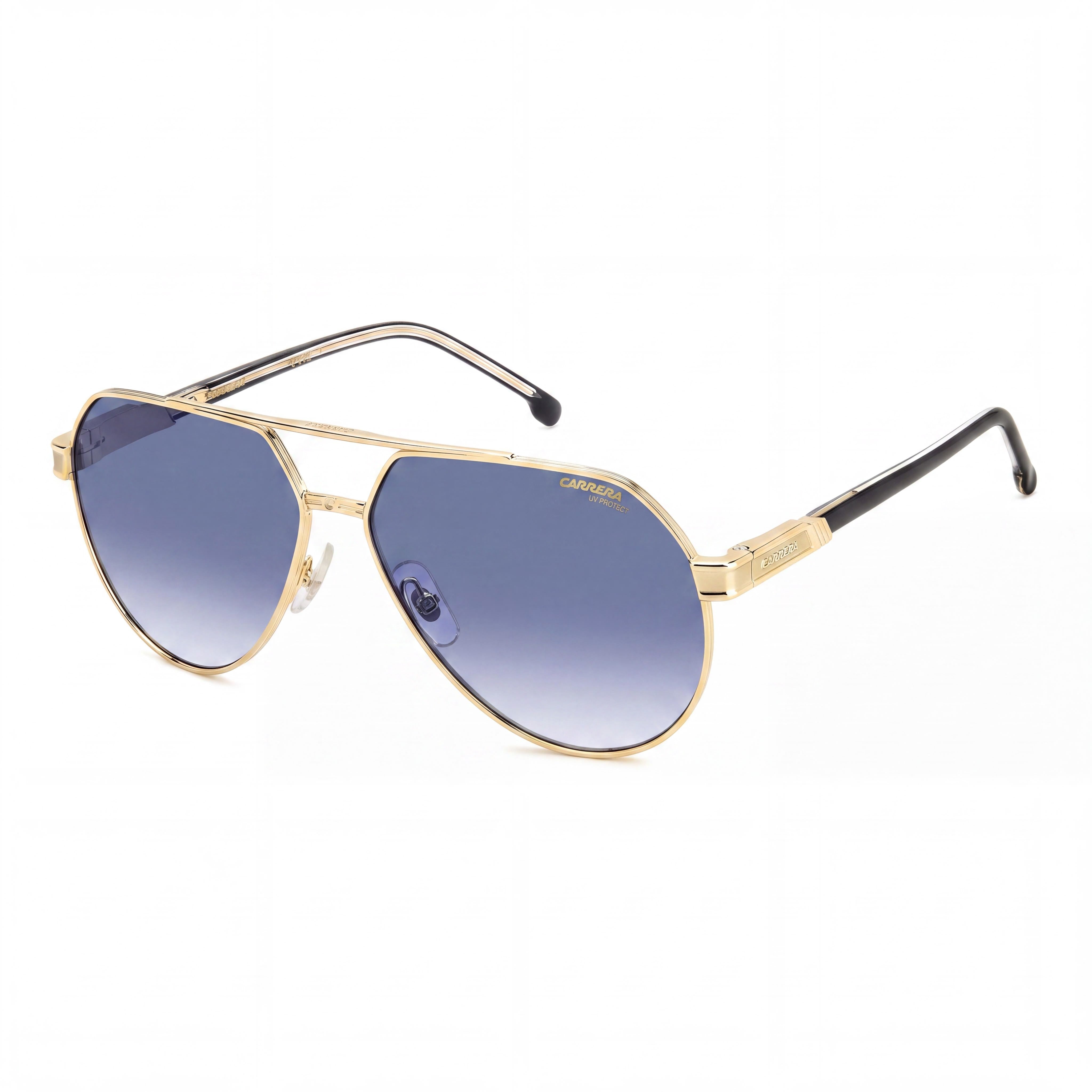 Carrera 1067/S Women's Gold Acetate Frame Smoke Lenses Non- 62mm Sunglasses, Photo 1