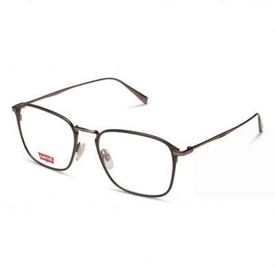 Levi's Classic Men's Metal Frame Square Eyeglasses Non- Matte Khaki 52mm
