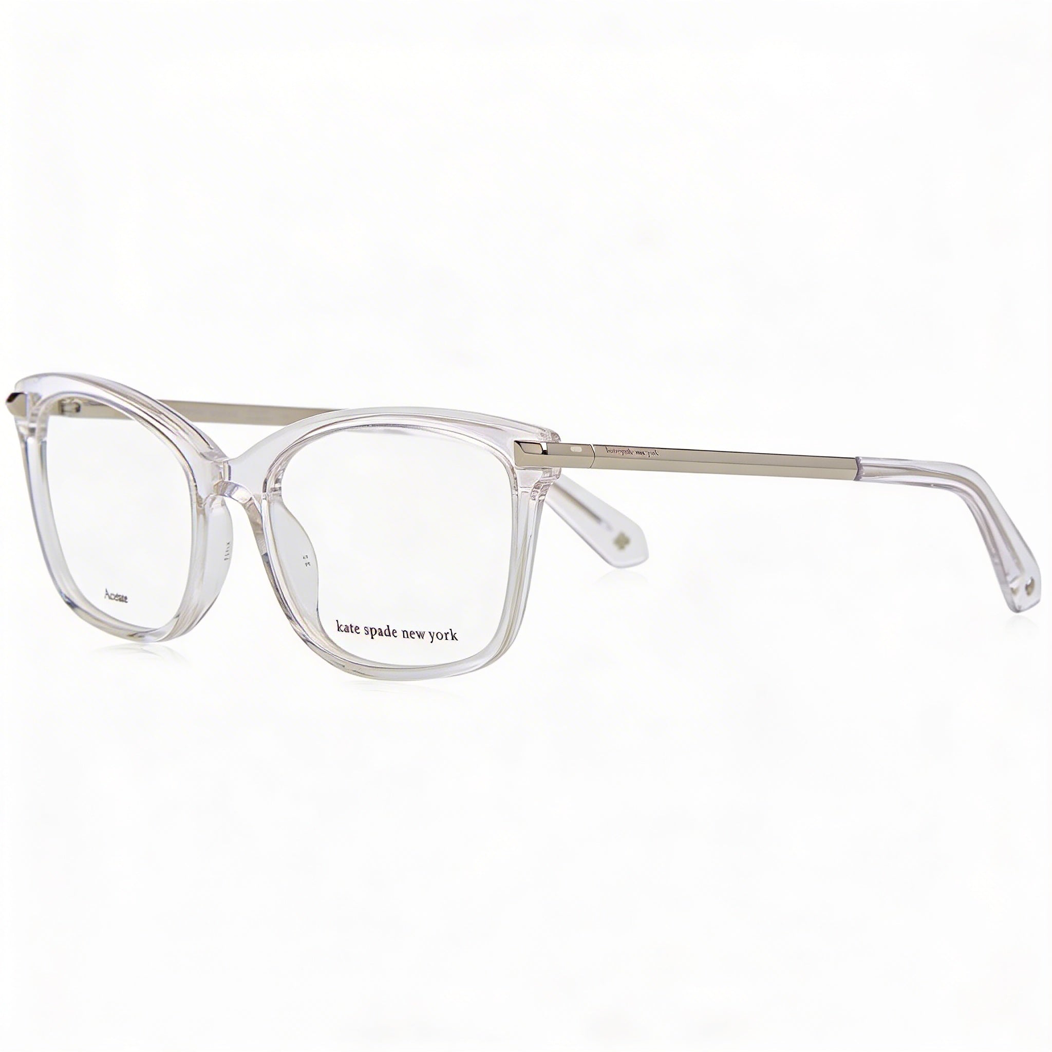 Gafas de sol Kate Spade New York Vicenza para mujer, cuadradas, de acetato transparente con montura completa y lentes transparentes, 48 ​​mm, Photo 1