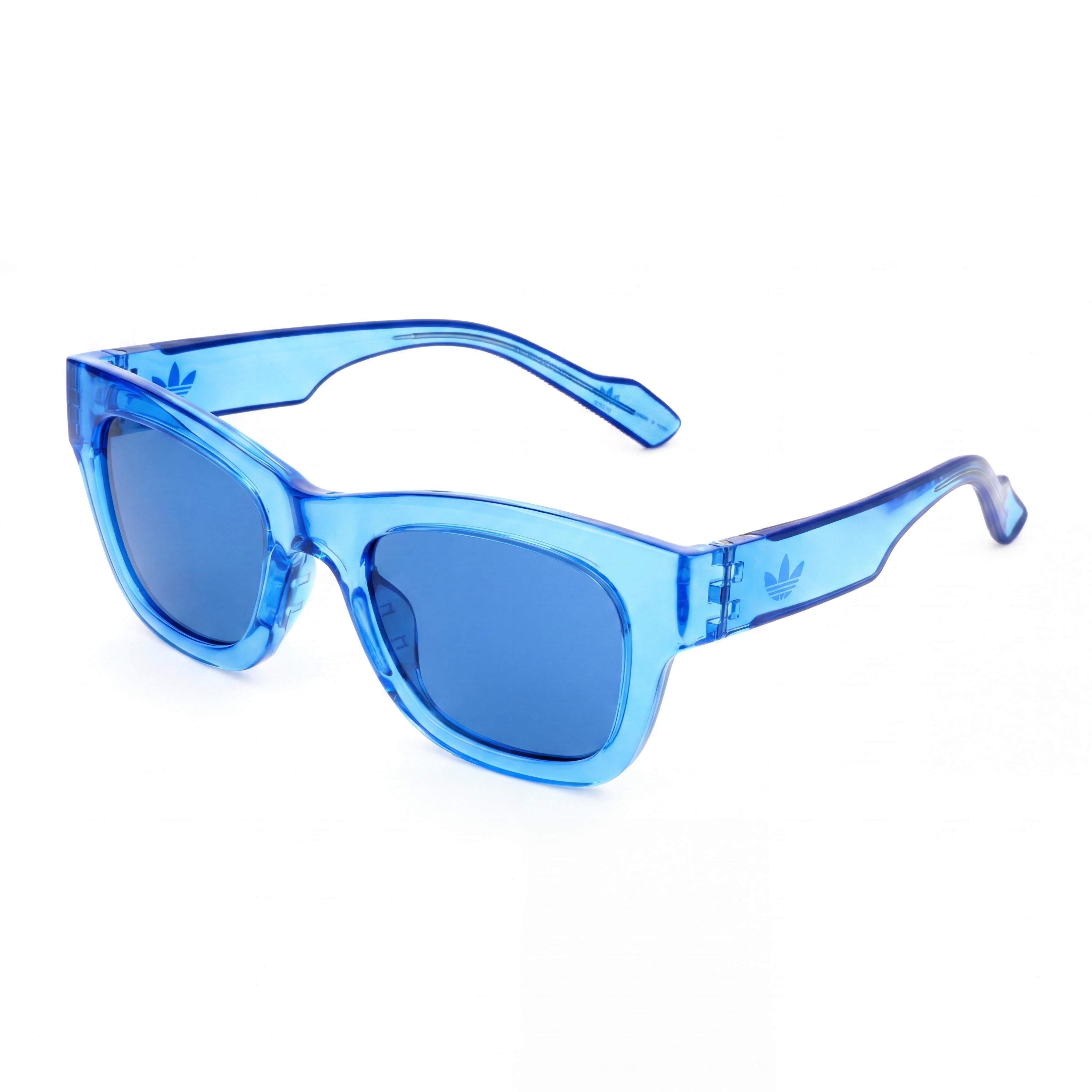 Gafas de sol adidas Sports unisex con montura de plástico multicolor y lentes azules, sin polarizar, protección UV, talla 50-50-145, Photo 1