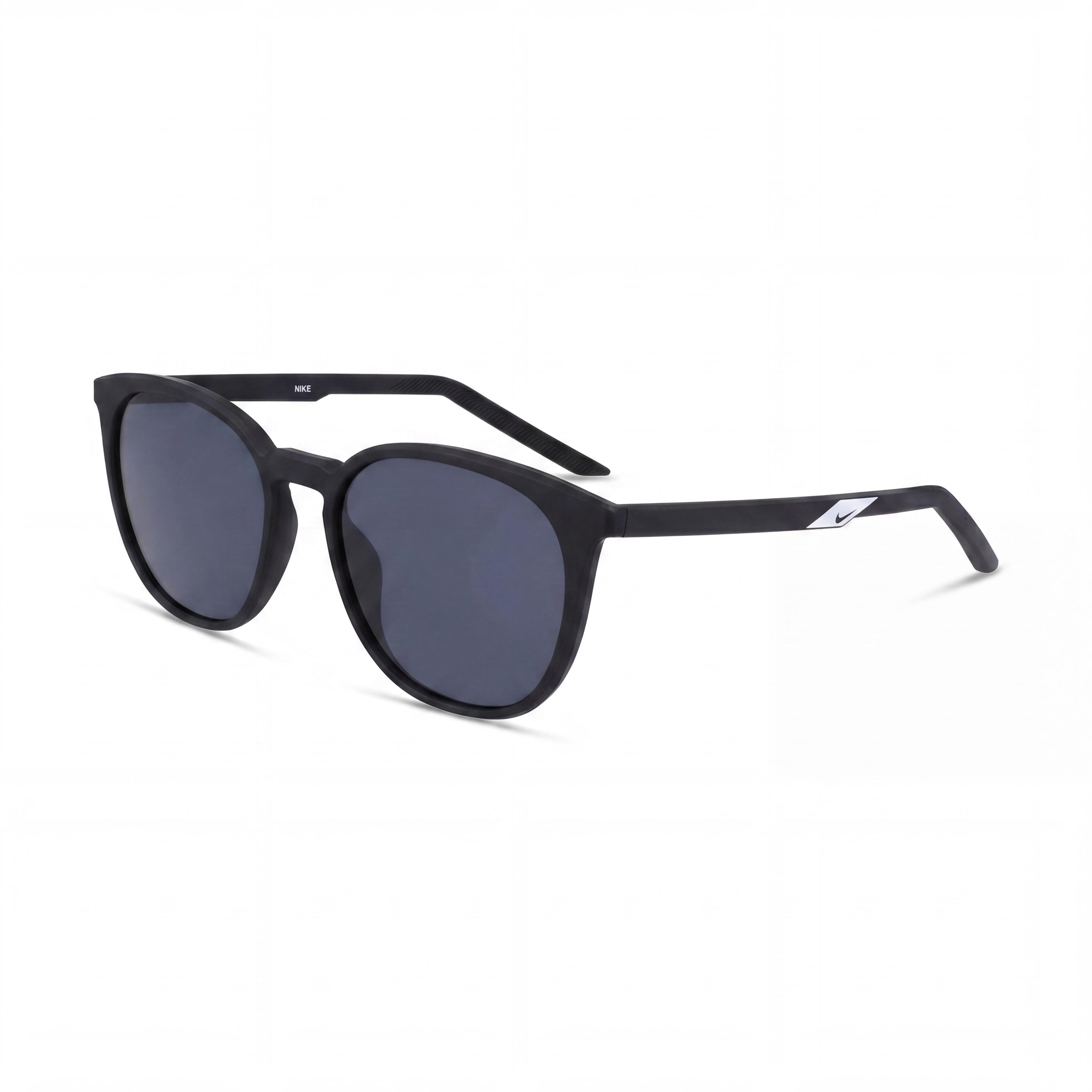Nike Classic NKDV2292 54-18-145 Unisex Sunglasses Matte Black White Frame Dark Grey Polycarbonate Lens, Photo 1