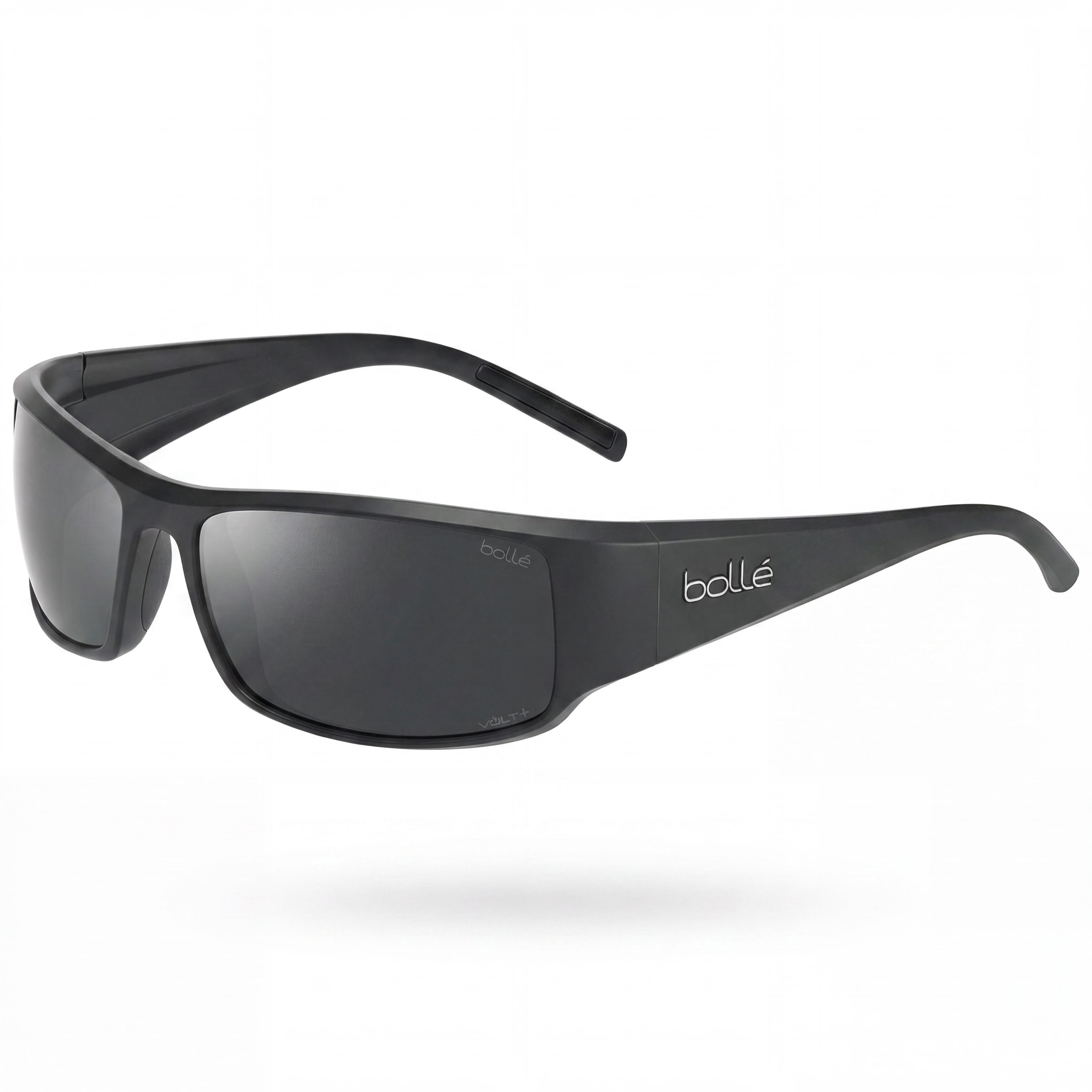 Gafas de Sol clásicas Unisex Bollé con Montura de Nailon Negro Mate, Lentes Volt Gun Antirreflectantes con Protección UV 63mm, Photo 1