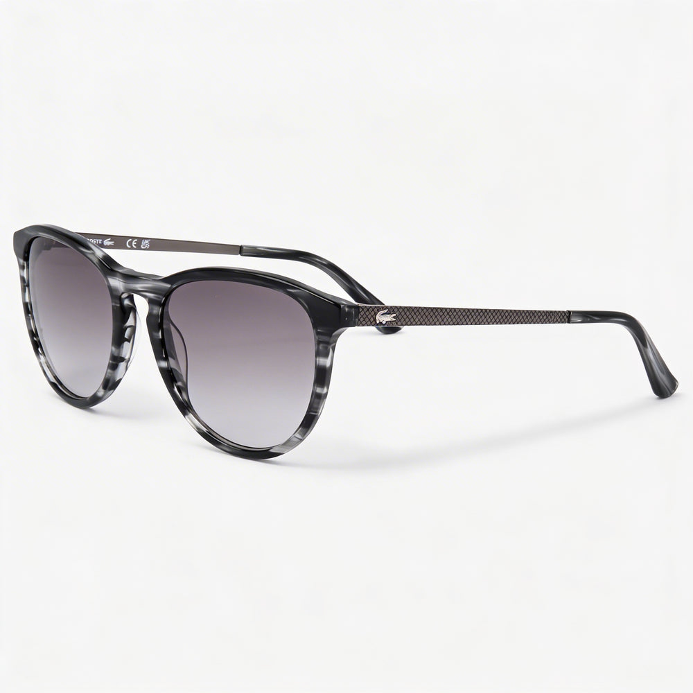 Lacoste L 708 S Unisex Gray Marble Plastic Frame 50mm UV Protection Non-Polarized Sunglasses