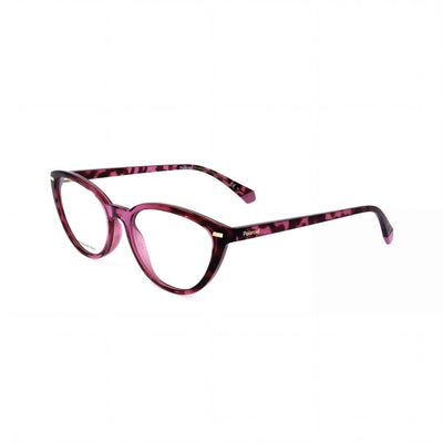 Gafas de sol Polaroid PLD D432 para mujer, estilo ojo de gato, montura completa inyectada, color rosa habano, 53 mm