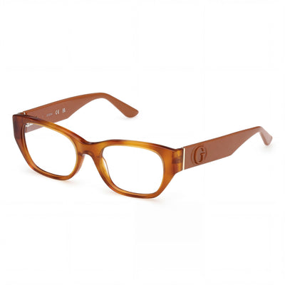 GUESS Gu50304 Women's Optical Eyeglasses with Plastic Frame Blonde Havana Light Orange 52mm