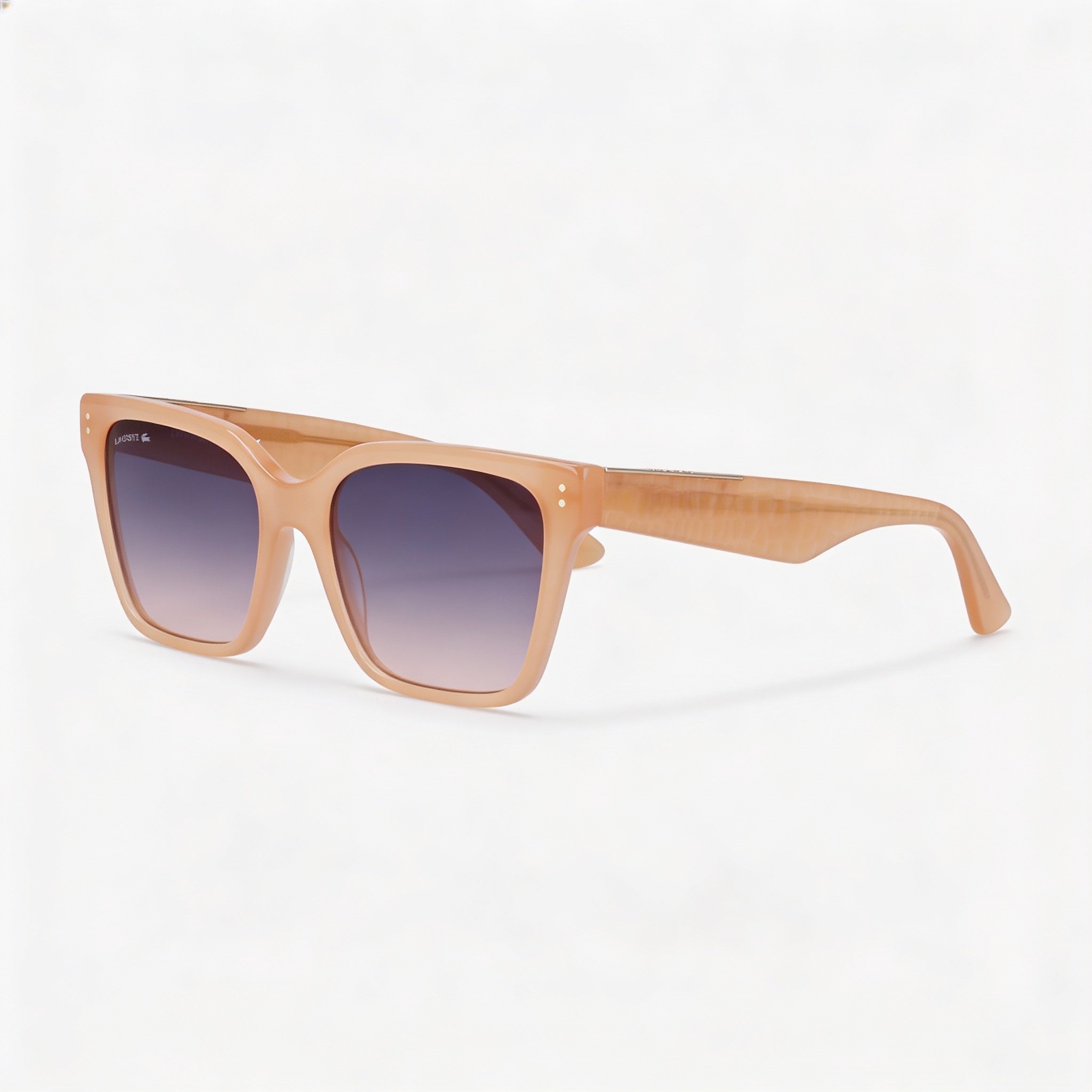 Gafas de sol Lacoste L6022s para mujer, de plástico, color nude opalina, con protección UV, 54 mm, Photo 1