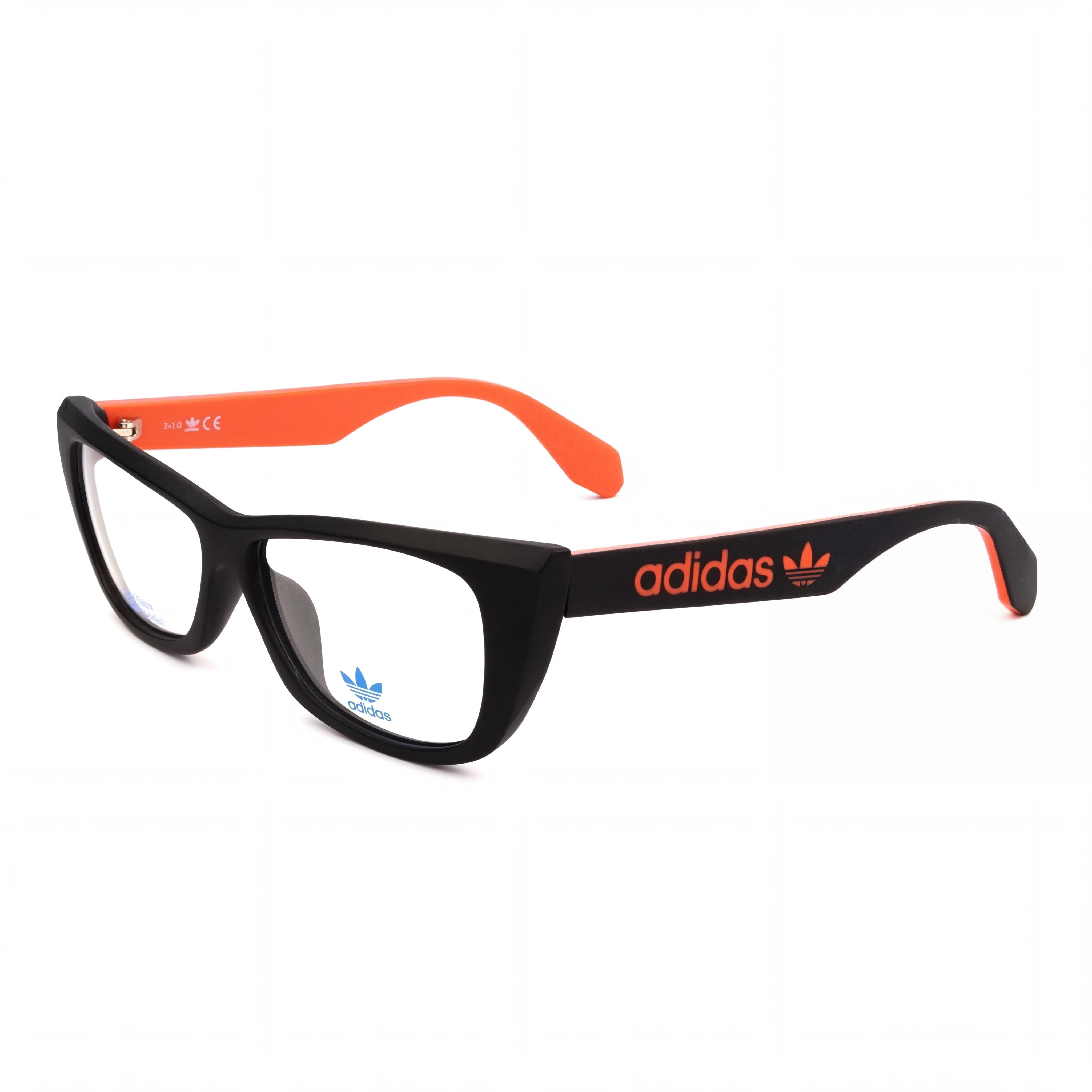 Gafas adidas Originals OR5010 para mujer, montura oftálmica inyectada en negro mate con lentes de policarbonato, 55 mm, Photo 1