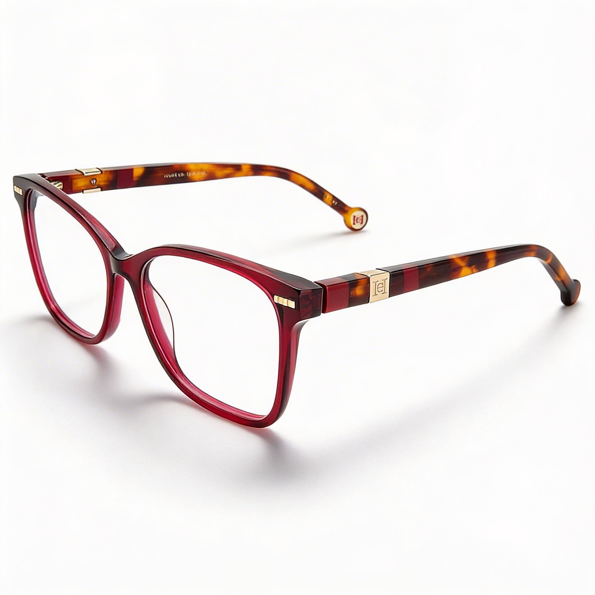 Gafas de sol Carolina Herrera modernas unisex de acetato con montura Havanna, sin polarizar, borgoña Havanna 54mm, Photo 1