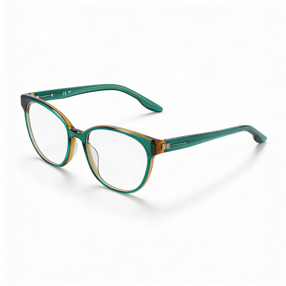 Nike 7164 Women's Optical Eyeglasses with Crystal Jade Bronzine Acetate Frame and Polycarbonate Lenses 52mm