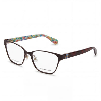 Gafas de sol Kate Spade New York Modern para mujer con montura de acero inoxidable en marrón y lente de 52 mm de ancho