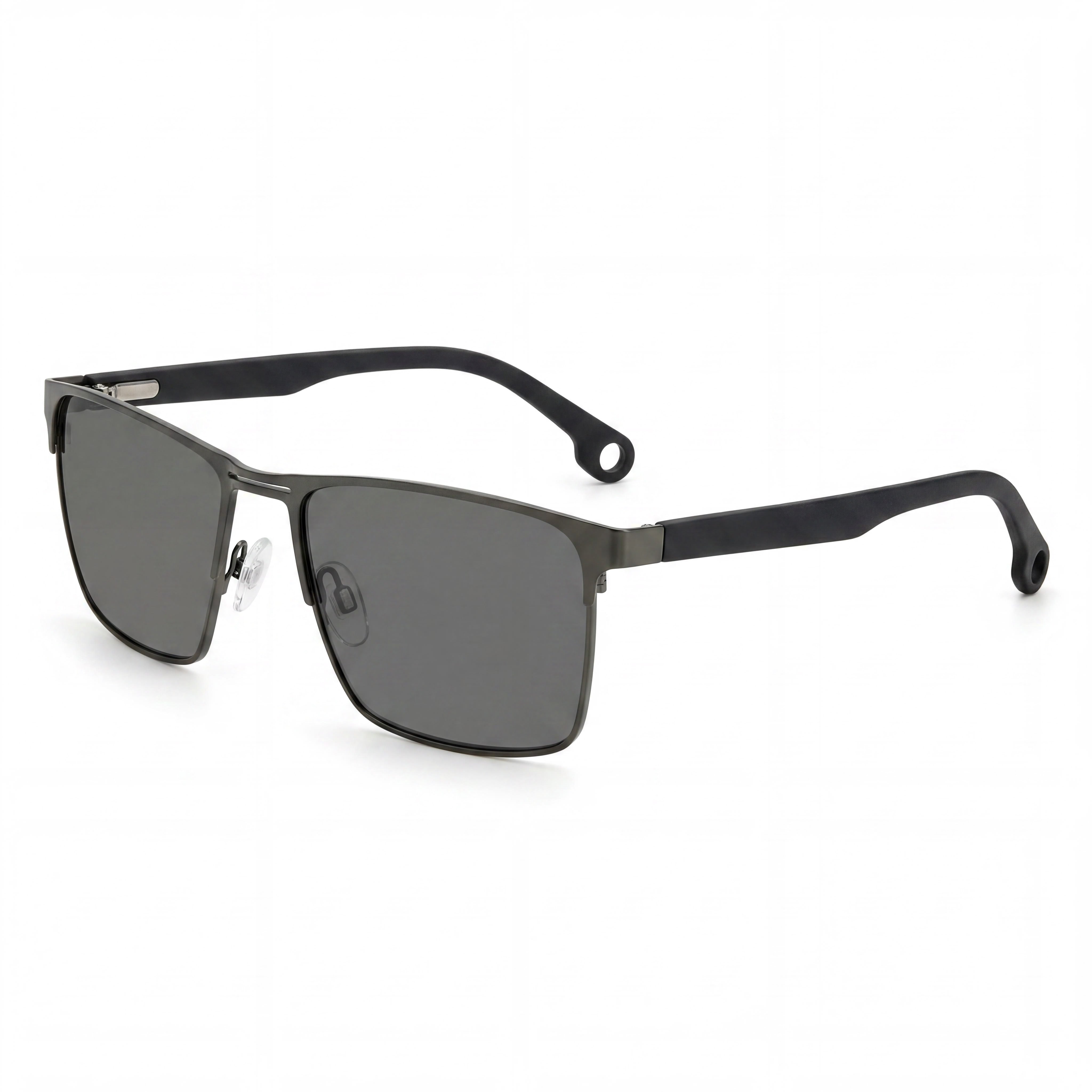 Gafas Chesterfield Classic unisex con montura metálica en Cam9 con lentes de policarbonato grises, tamaño 62-17-150, Photo 1