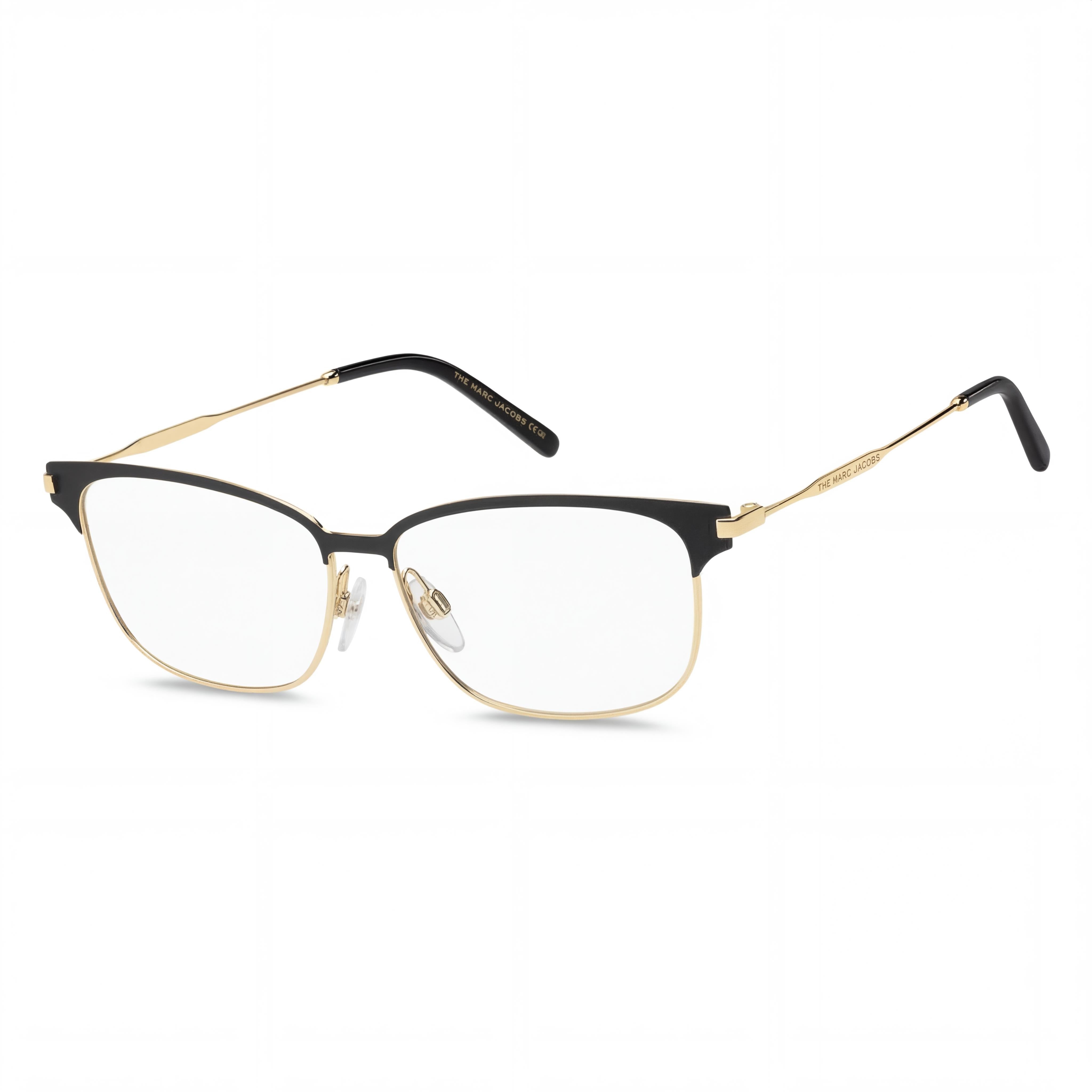 Marc Jacobs MARC 535 Women's Black Gold Metal Optical Eyeglass Frames 54mm Lens, 13mm Bridge, 145mm Temple, Photo 1