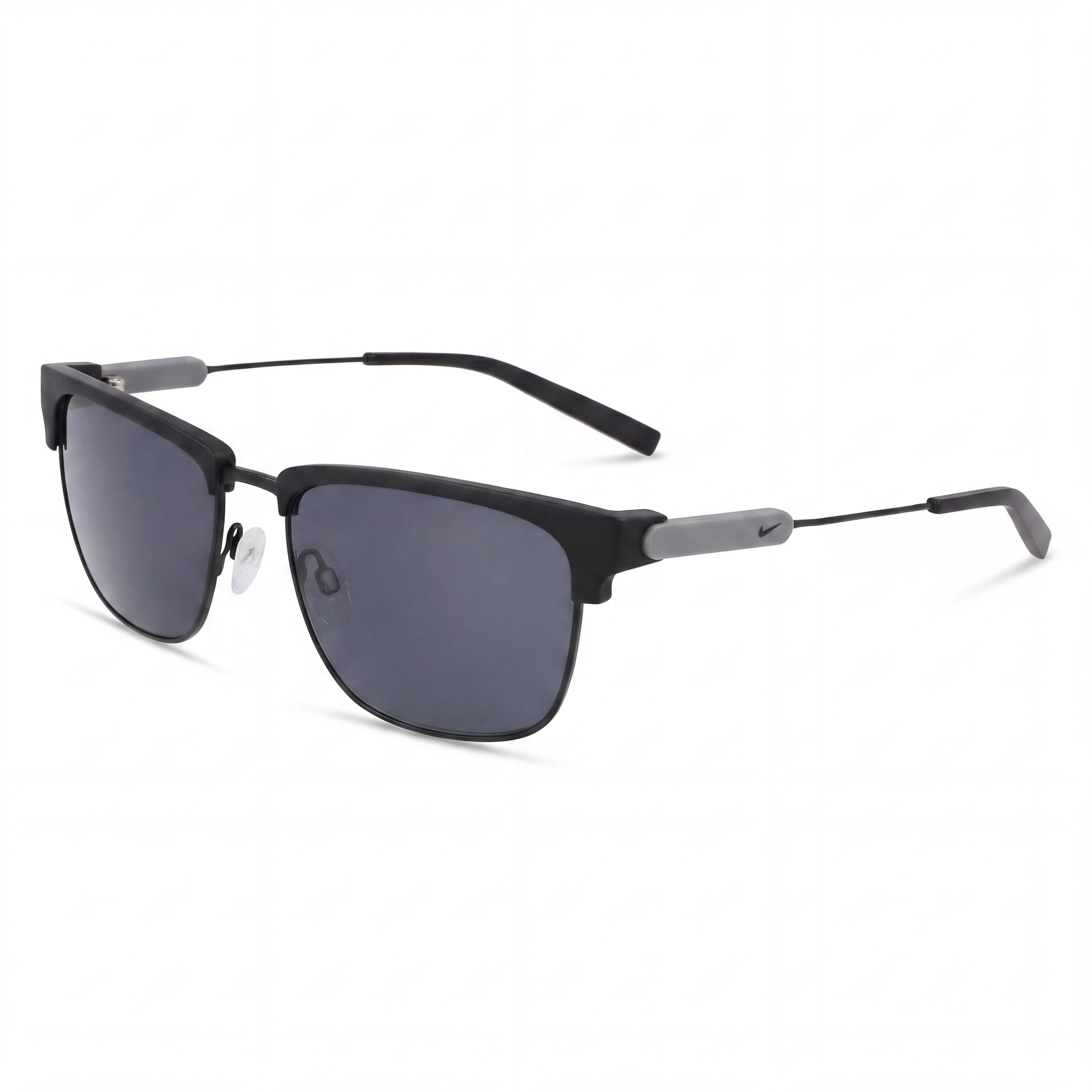 Gafas de sol Nike Essence Groove If1092x para hombre, armazón de plástico, color negro mate, gris, UV 400, no polarizadas, 56 mm, Photo 1