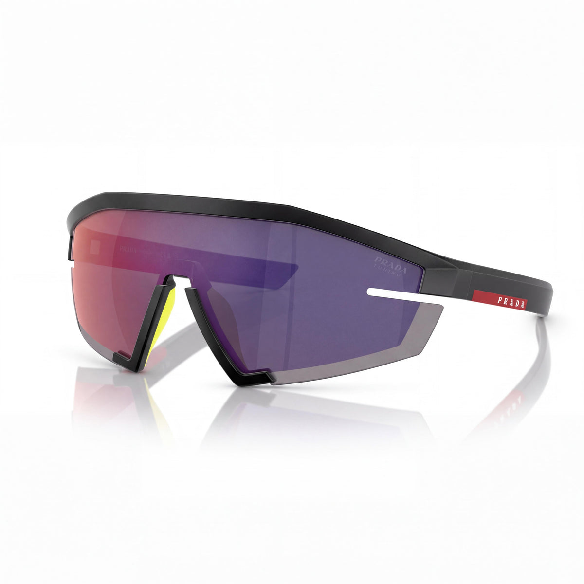 Prada 0ps 03zs Men's Sports Sunglasses with Multicoloured Frame, Photo 1