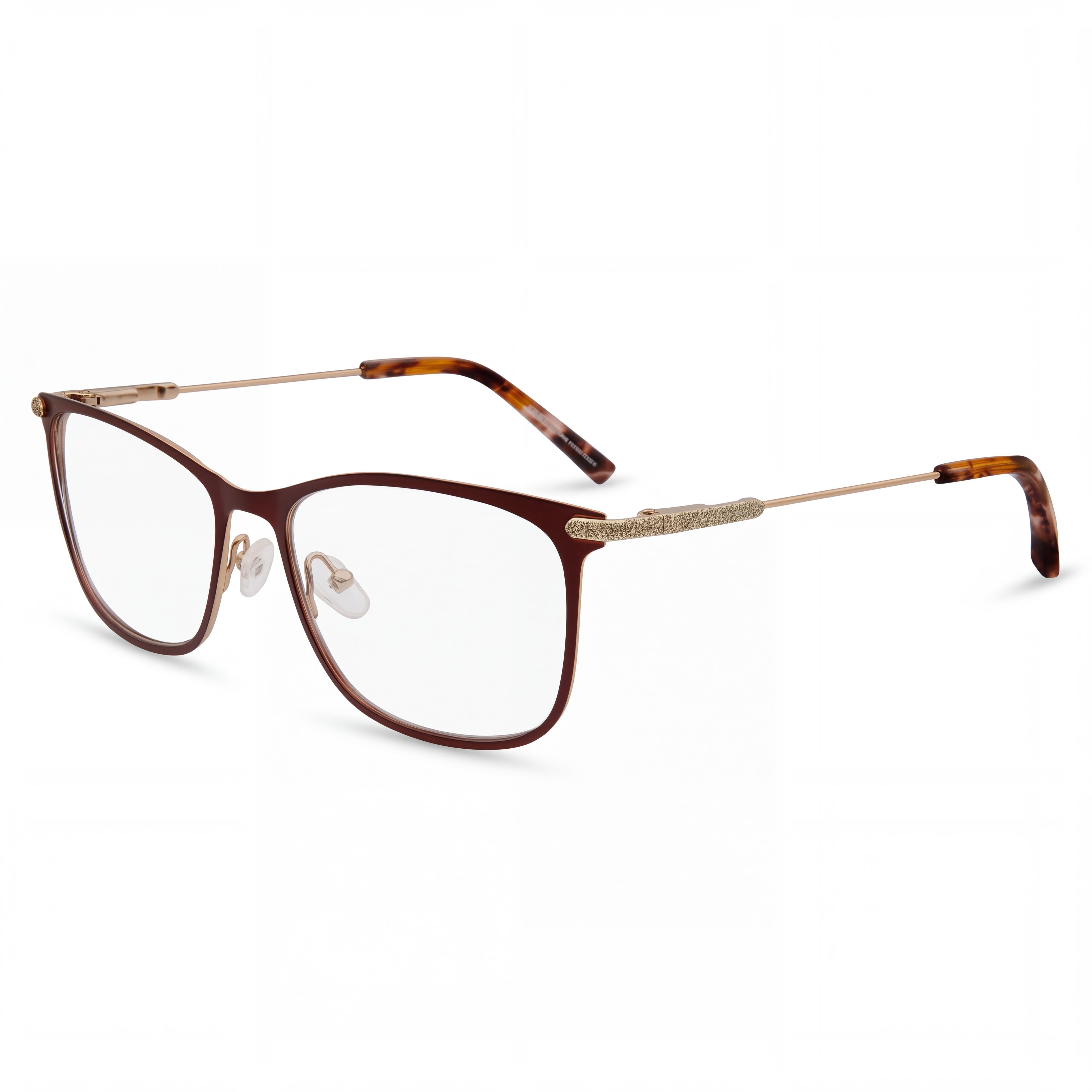 Jones New York J489 Men's Brown Prescription Eyeglasses Frames with 56mm Lens, 17mm Bridge, 140mm Temple, Photo 1