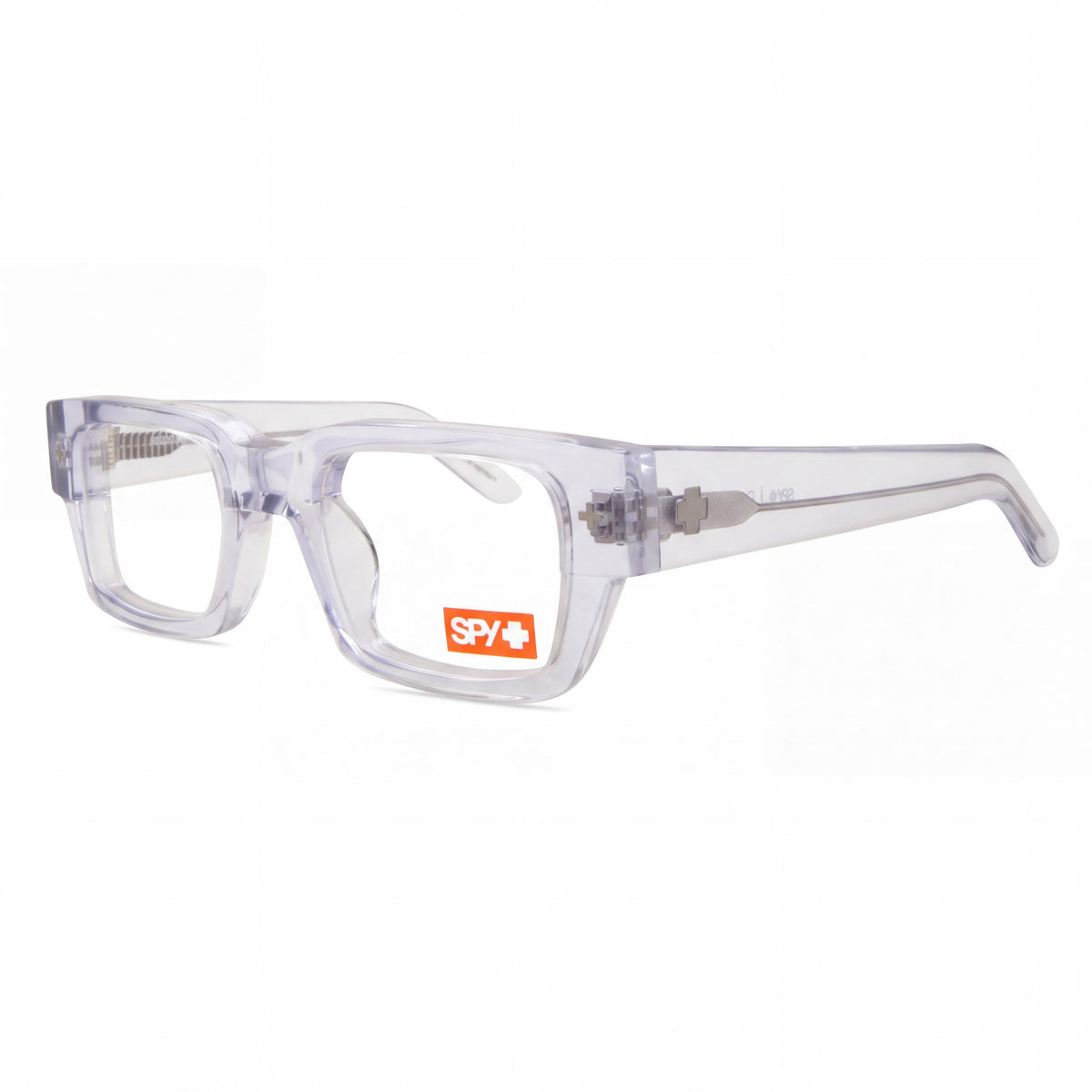 Gafas Spy Modern unisex de montura de plástico multicolor y lentes de plástico transparentes antivaho de 50 mm, Photo 1