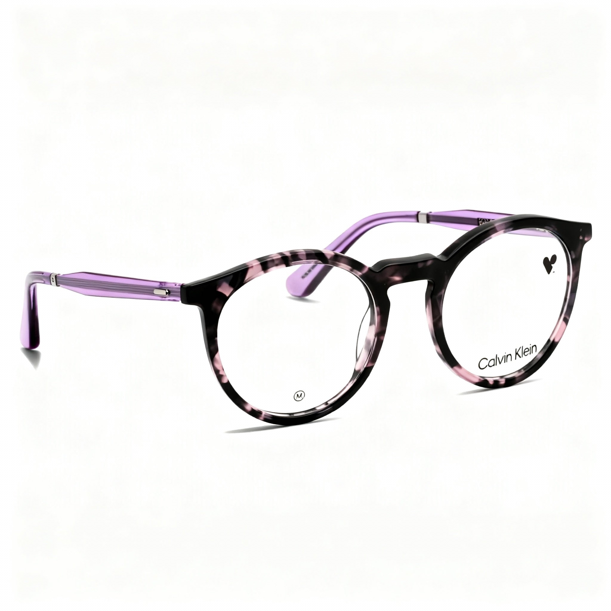 Calvin Klein Unisex Ck23515 Metal Frame Polarized Eyewear, Violet Havana, 50mm Lens Width