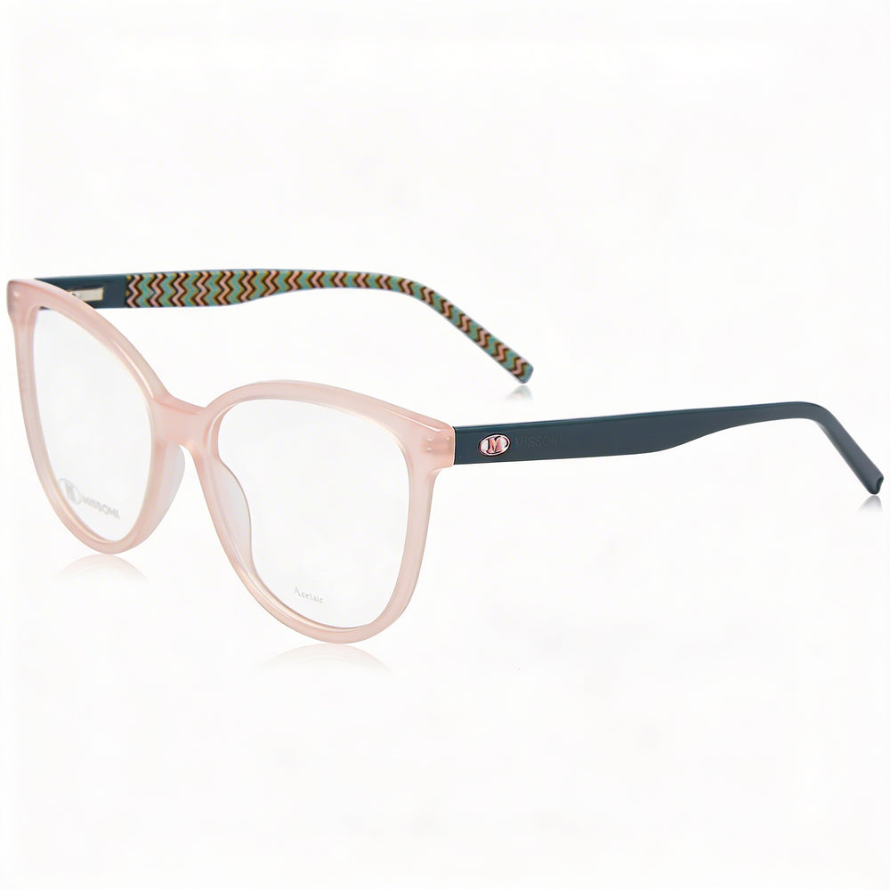 M Missoni MMI 0093 Women's Pink Acetate Frames, Non- Lenses, 53mm Lens, 15mm Bridge, 140mm Temple