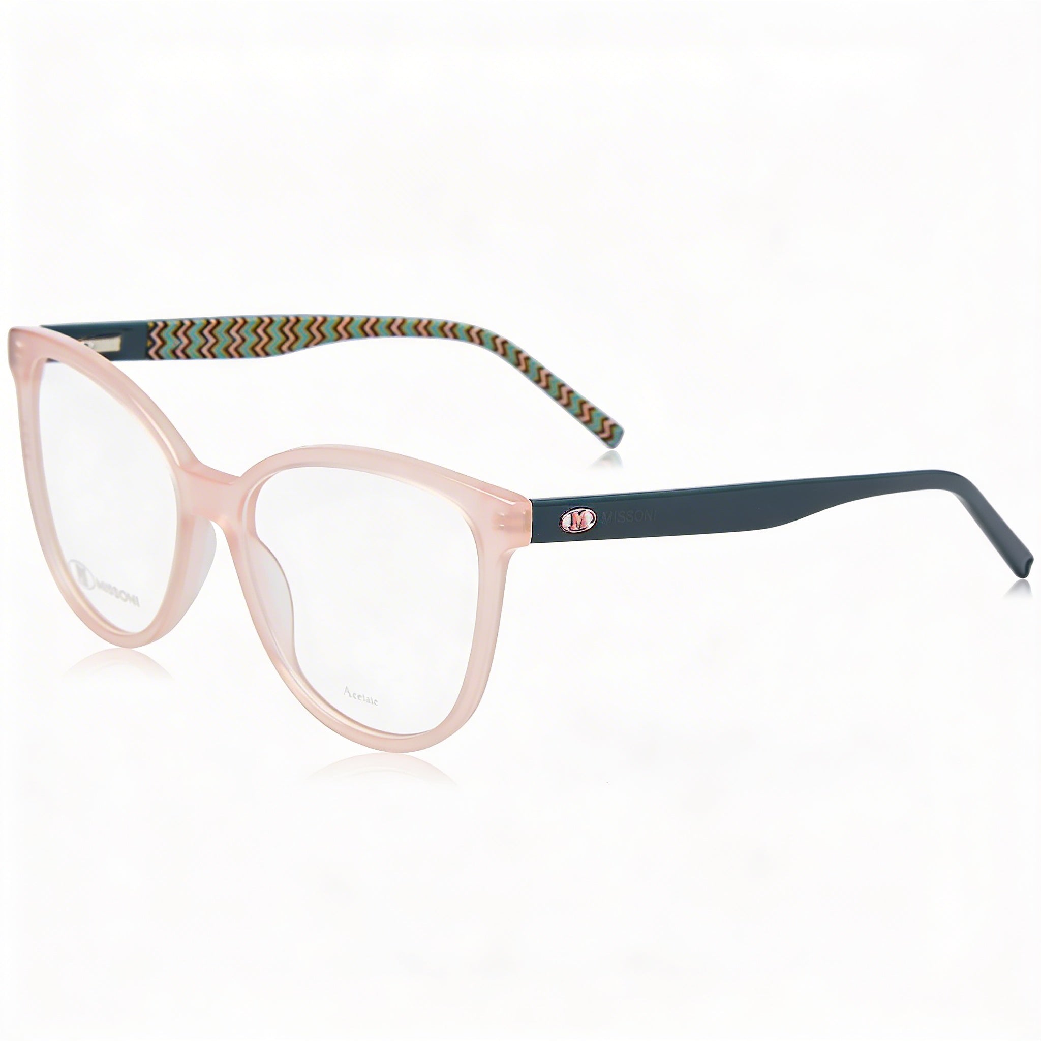 Montura de acetato rosa para mujer M Missoni MMI 0093, sin lentes, lente de 53 mm, puente de 15 mm, patilla de 140 mm, Photo 1