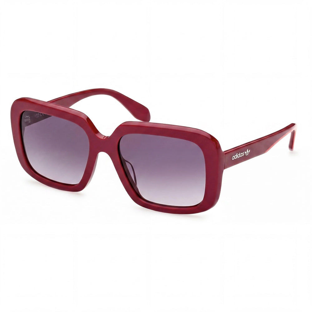 adidas Originals Modern Men's Plastic Frame Shiny Violet Gradient Smoke UV Protection Sunglasses 56mm