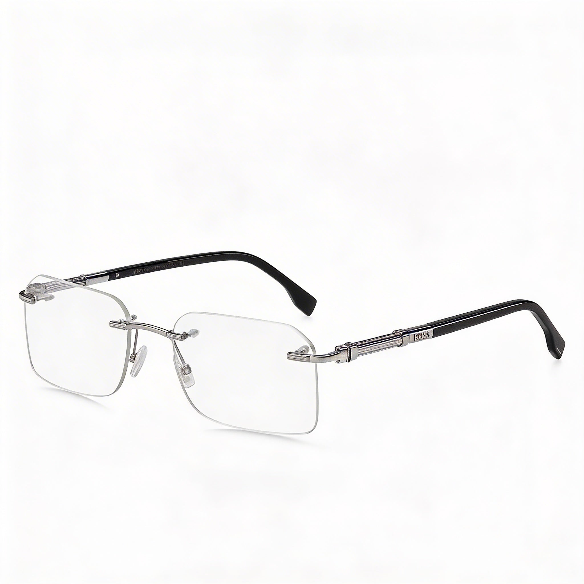 Hugo Boss 1551/a Men's Metal Eyeglasses Ruthenium Black 54/20, Photo 1