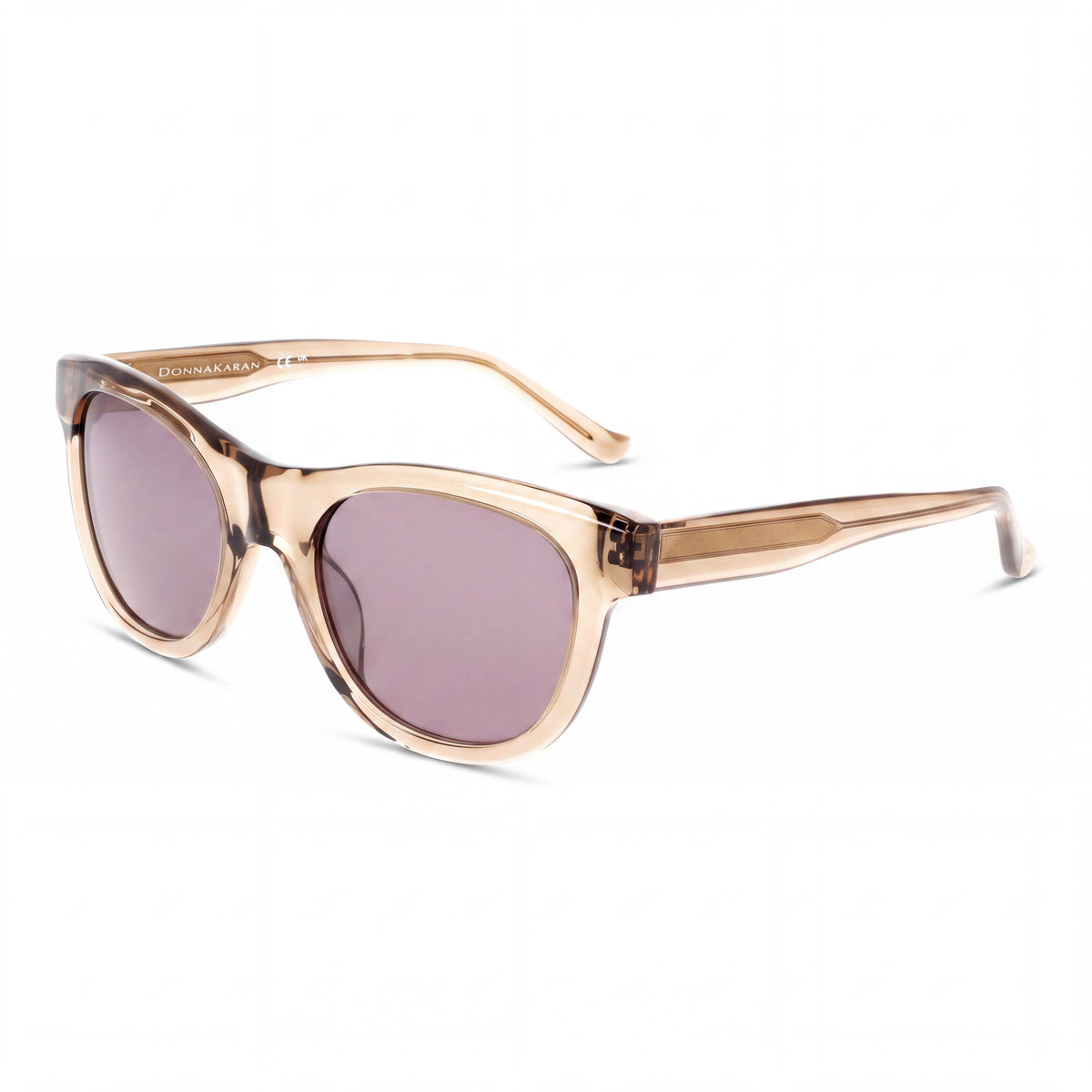 Donna Karan Do516s Women's Plastic Frame UV Protected Sunglasses in Champagne Crystal, Lens Width 52mm, Photo 1